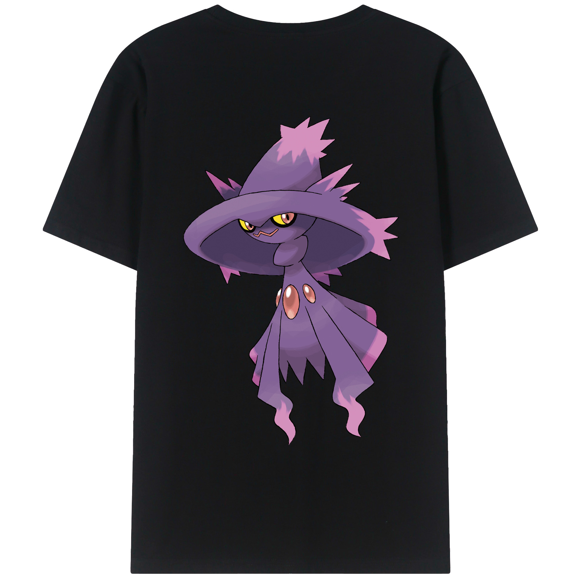（画像用） ポケットモンスター Pokémon 綿100％ メンズ半袖Tシャツ（バックプリント） 通気性