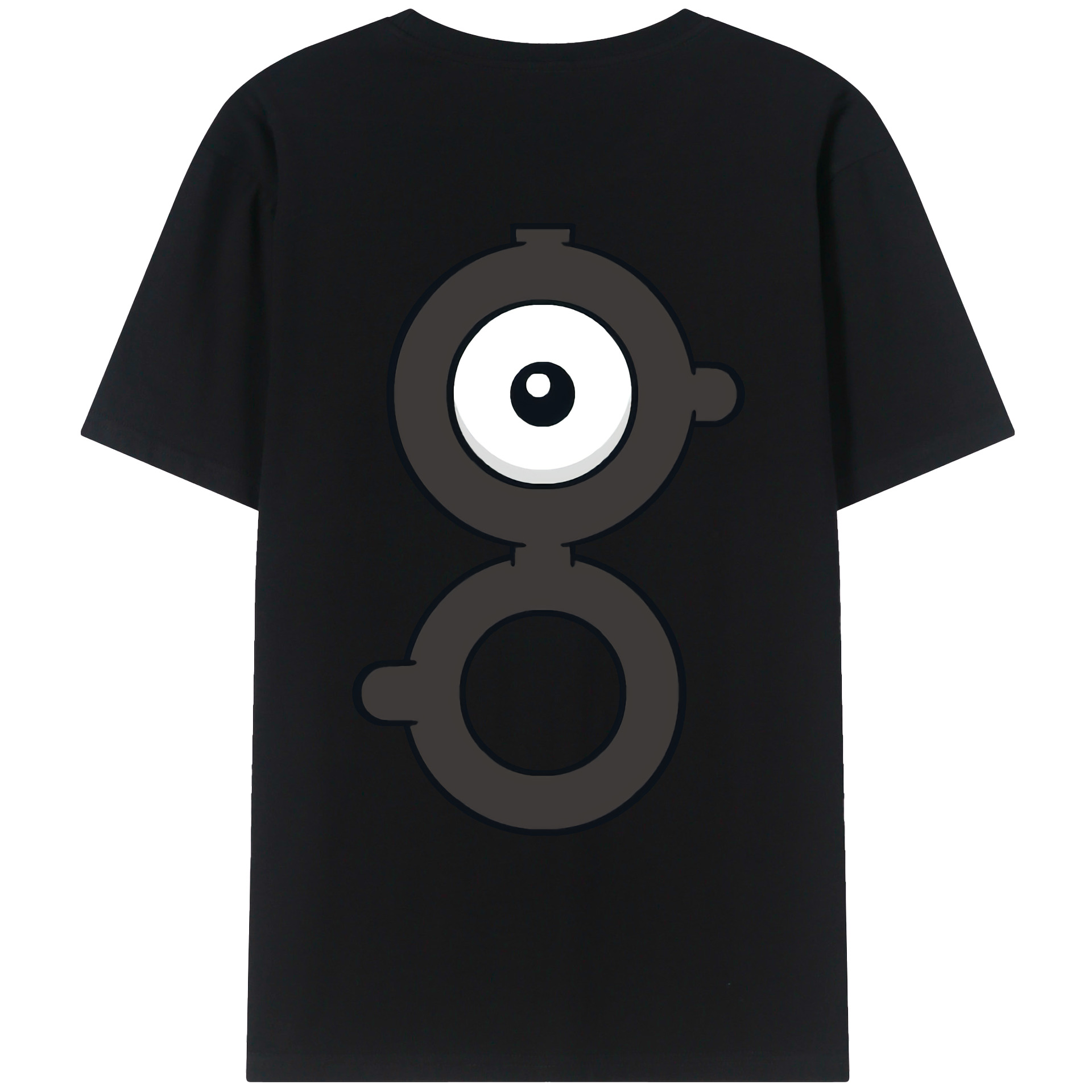 （画像用） ポケットモンスター Pokémon 綿100％ メンズ半袖Tシャツ（バックプリント） 通気性