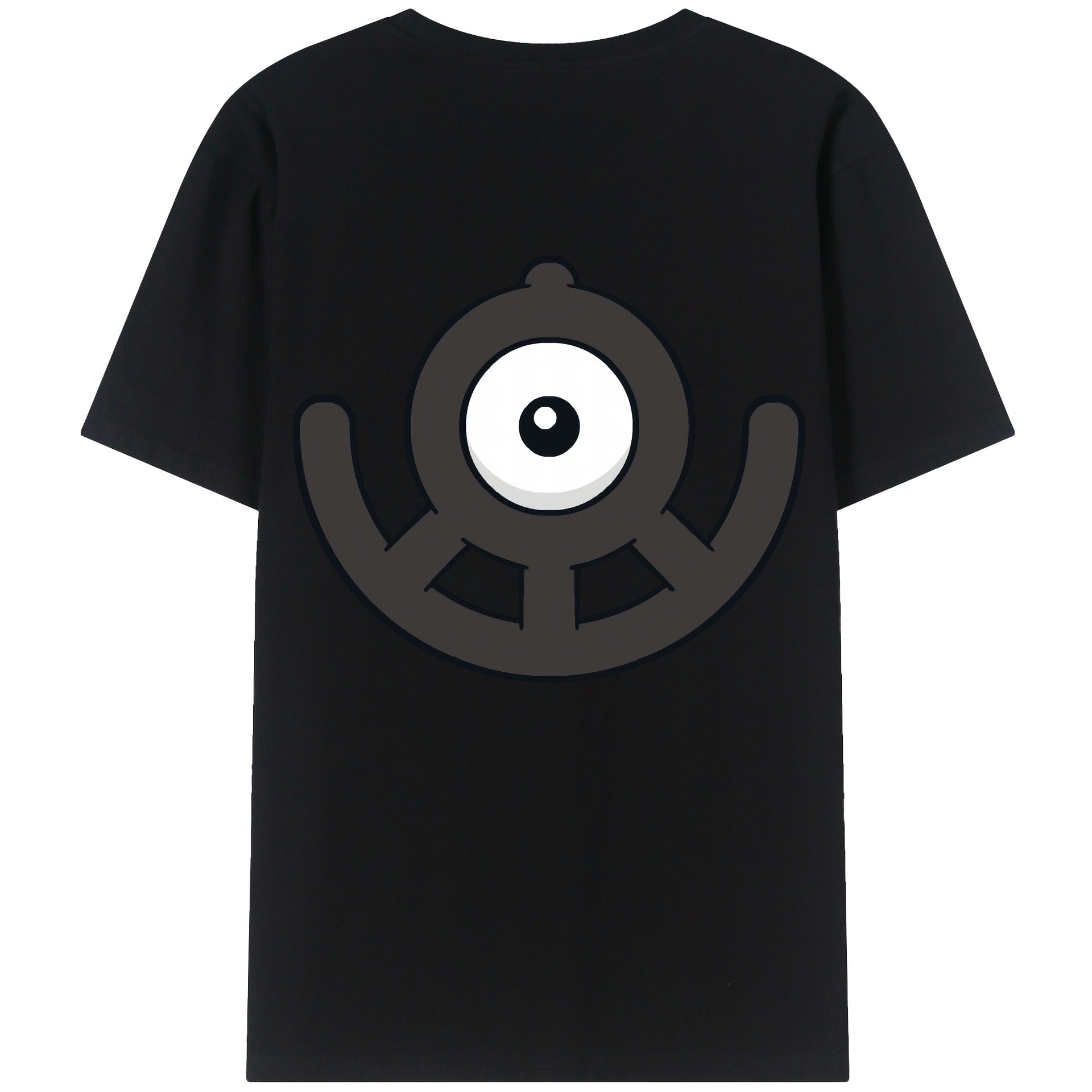 （画像用） ポケットモンスター Pokémon 綿100％ メンズ半袖Tシャツ（バックプリント） 通気性