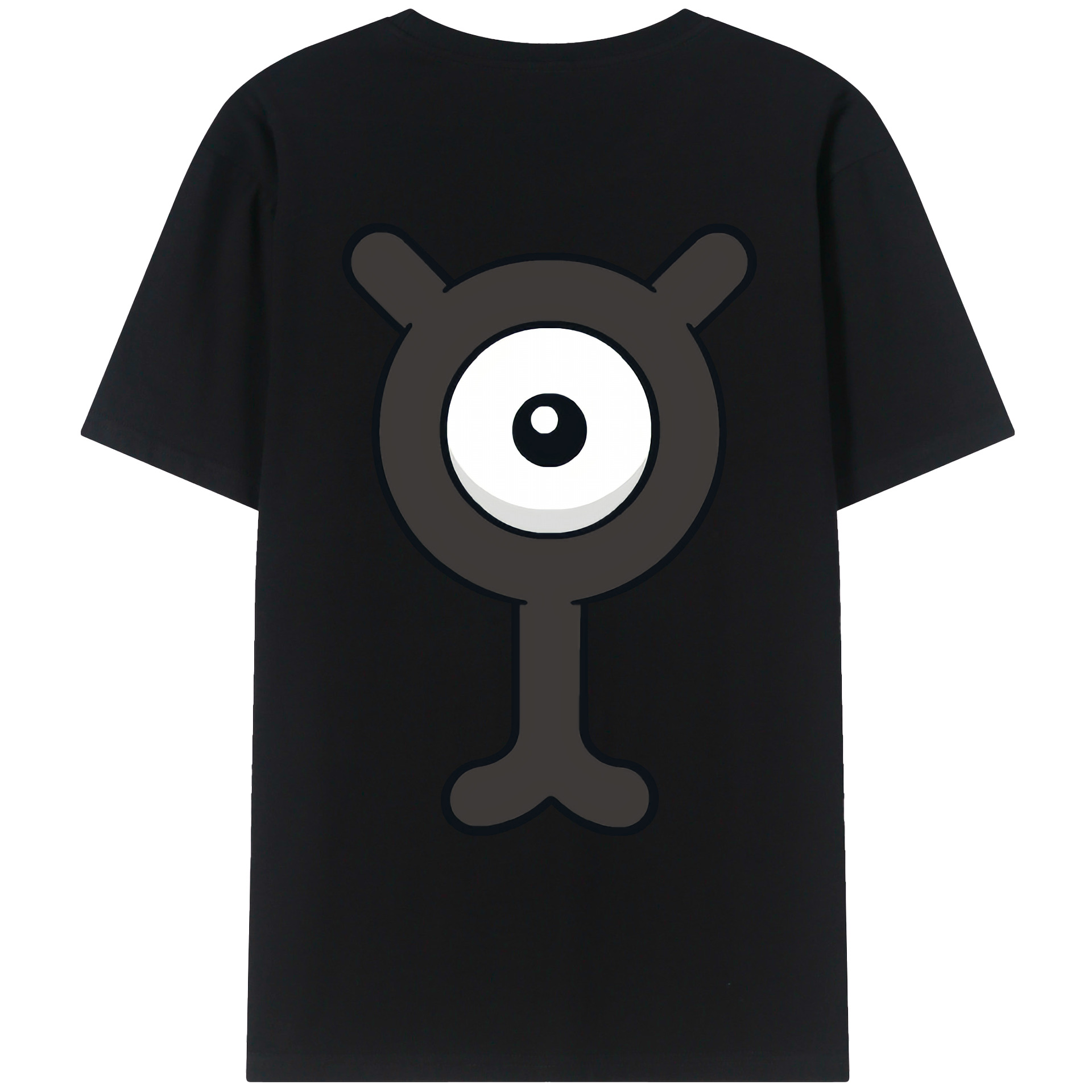 （画像用） ポケットモンスター Pokémon 綿100％ メンズ半袖Tシャツ（バックプリント） 通気性