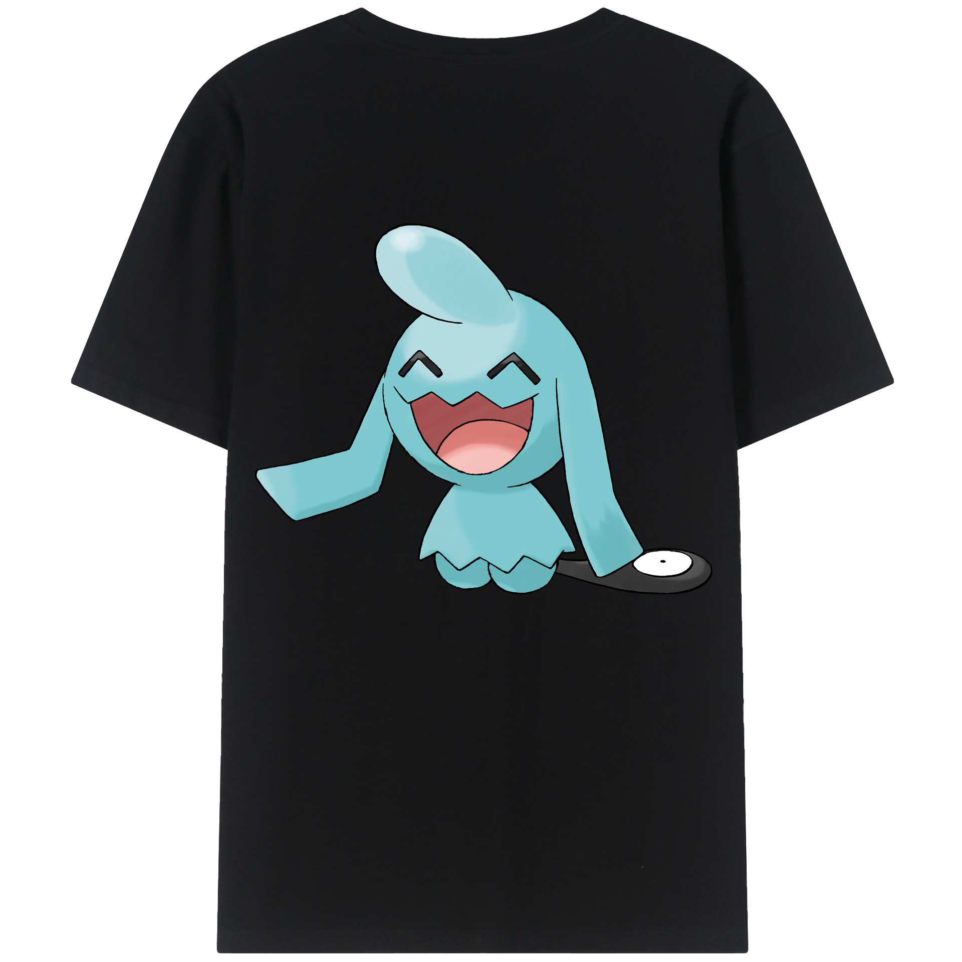 （画像用） ポケットモンスター Pokémon 綿100％ メンズ半袖Tシャツ（バックプリント） 通気性