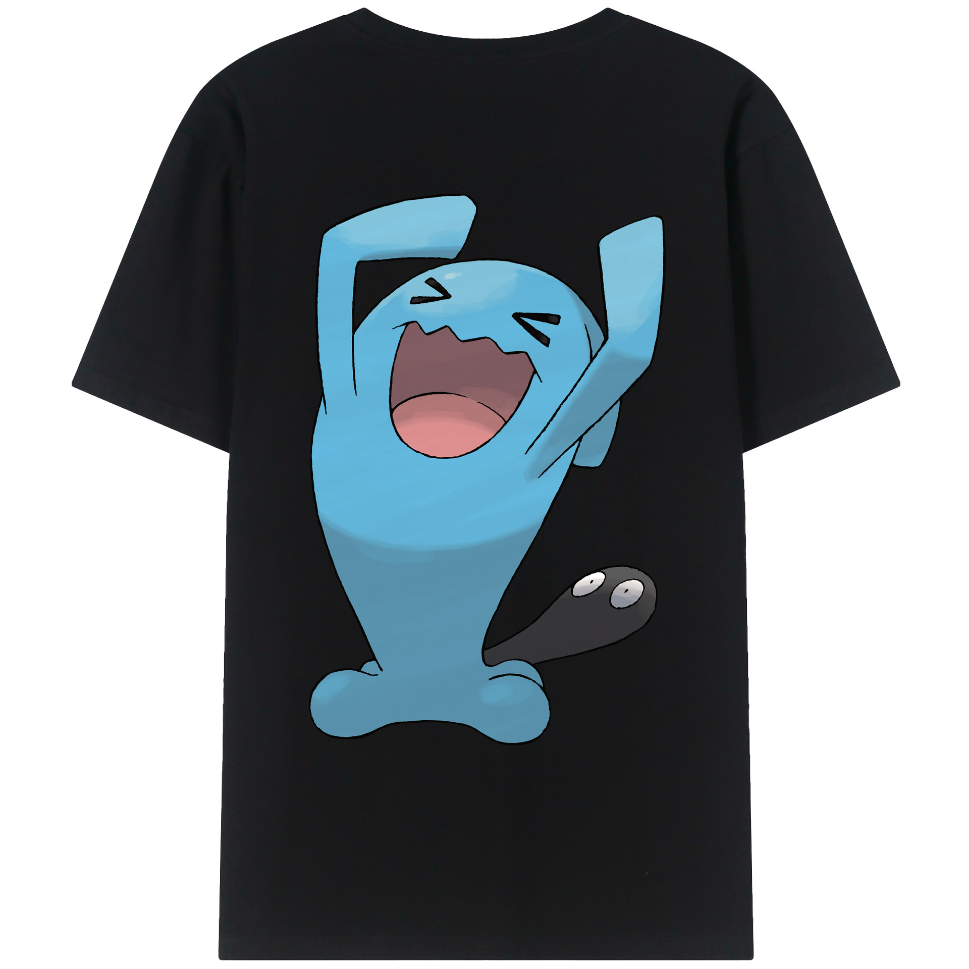 （画像用） ポケットモンスター Pokémon 綿100％ メンズ半袖Tシャツ（バックプリント） 通気性