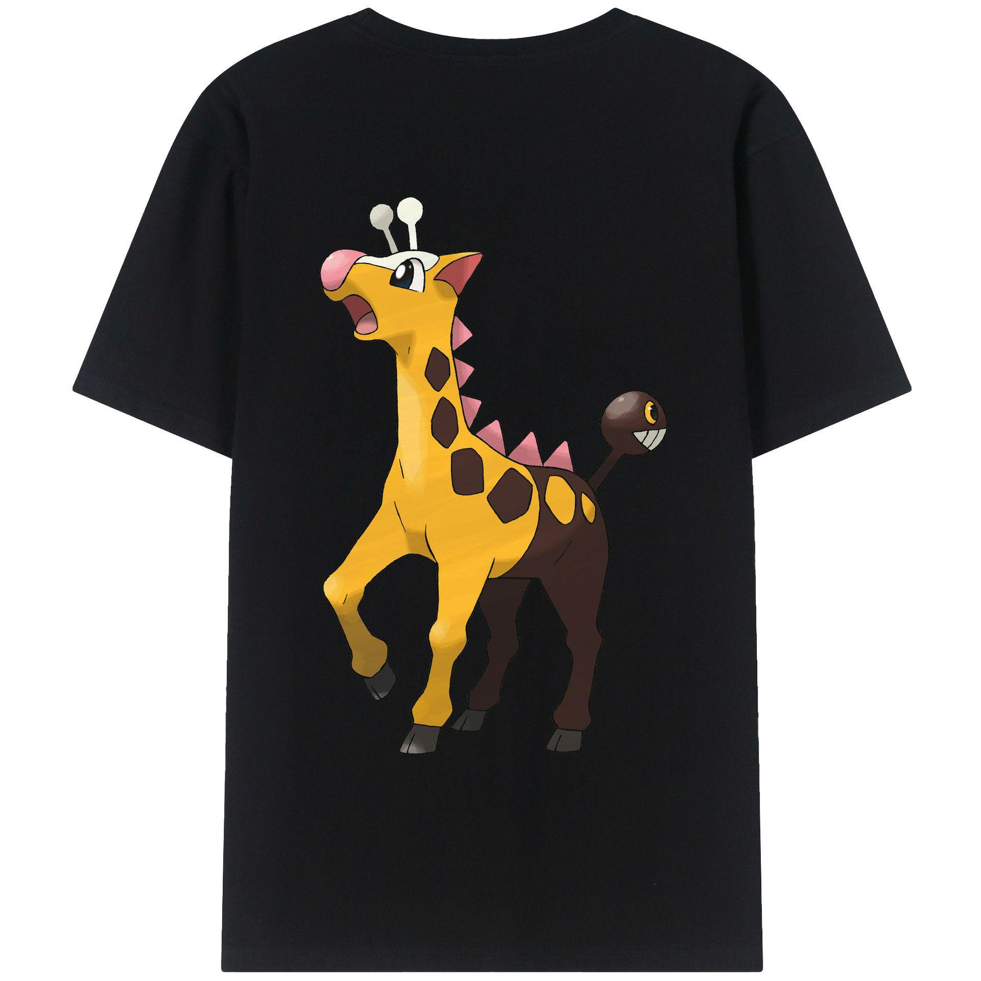 （画像用） ポケットモンスター Pokémon 綿100％ メンズ半袖Tシャツ（バックプリント） 通気性