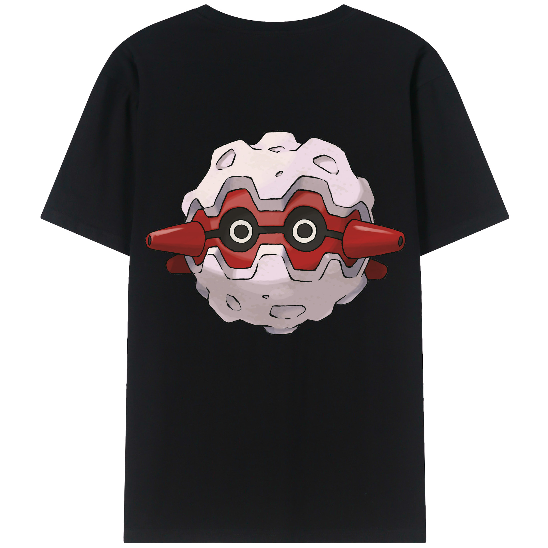 （画像用） ポケットモンスター Pokémon 綿100％ メンズ半袖Tシャツ（バックプリント） 通気性