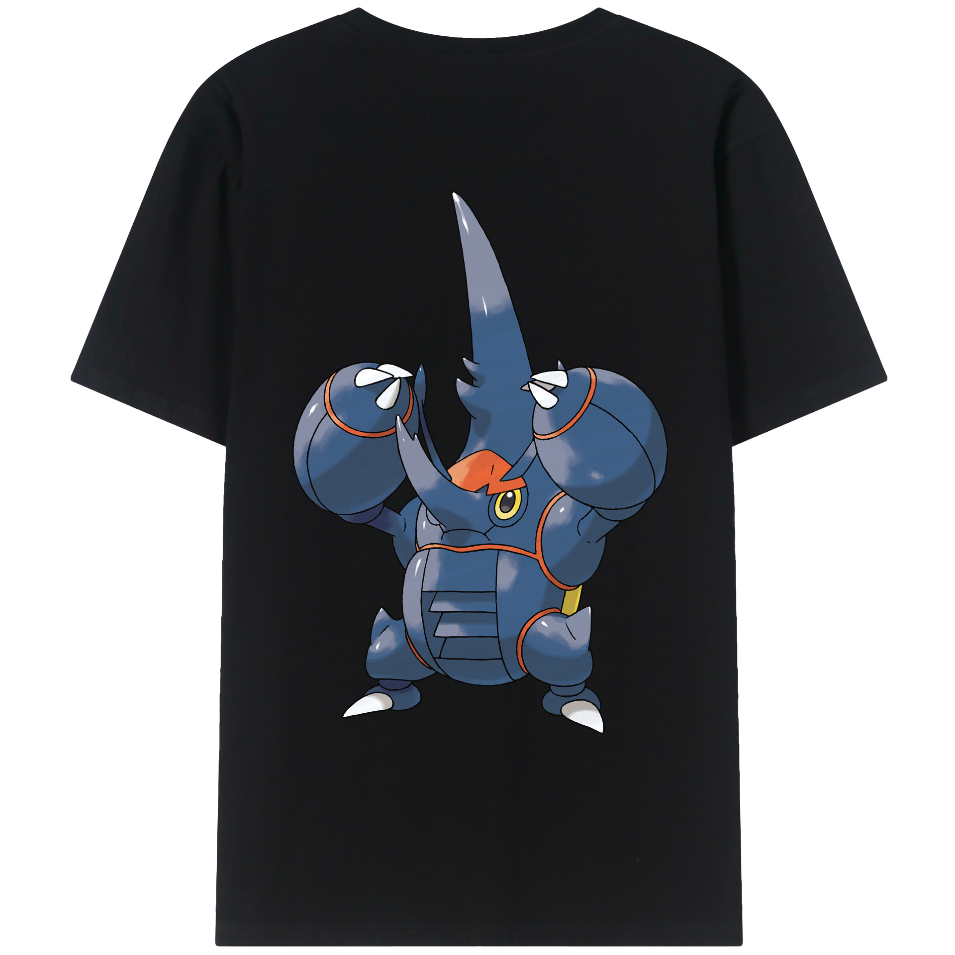 （画像用） ポケットモンスター Pokémon 綿100％ メンズ半袖Tシャツ（バックプリント） 通気性