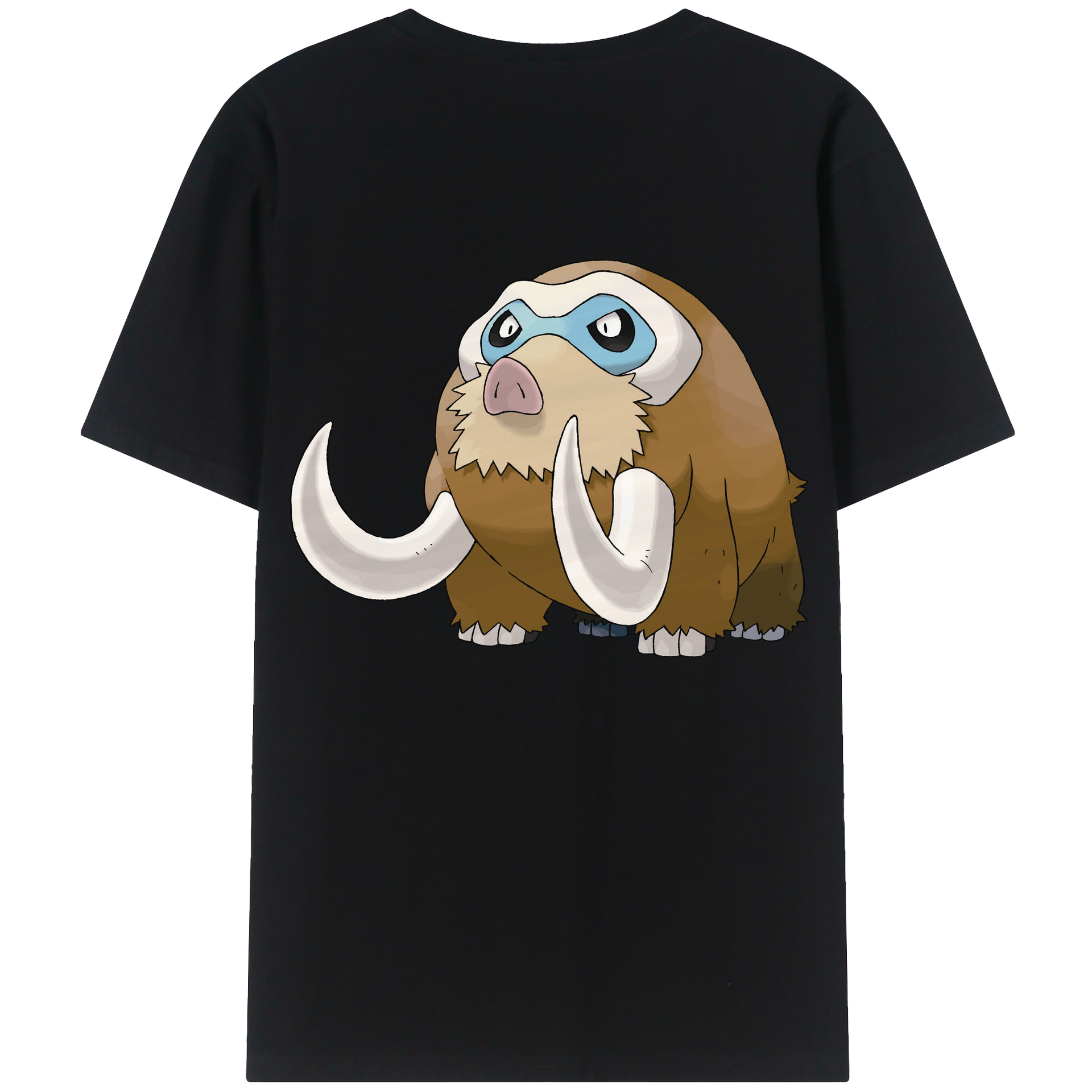 （画像用） ポケットモンスター Pokémon 綿100％ メンズ半袖Tシャツ（バックプリント） 通気性