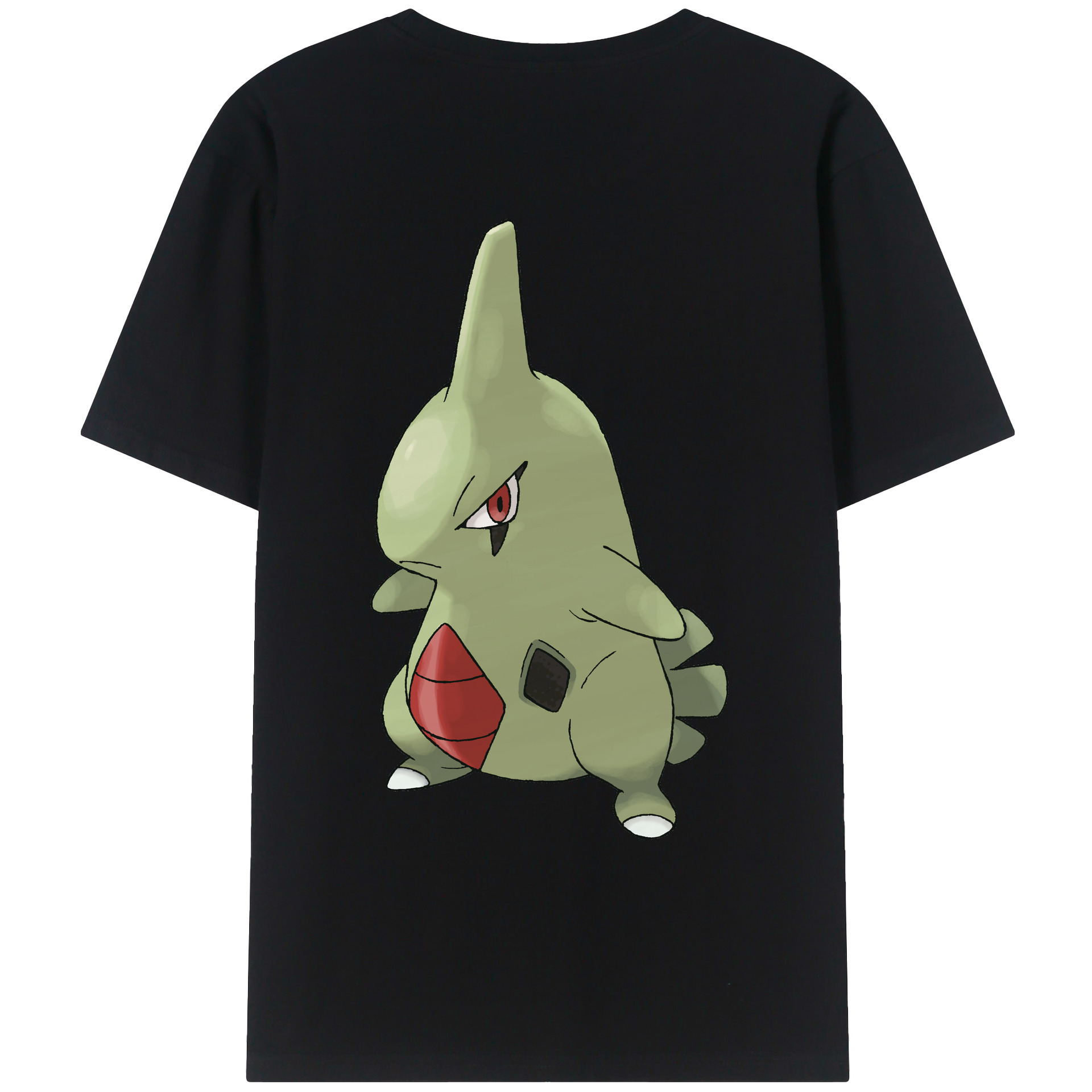 （画像用） ポケットモンスター Pokémon 綿100％ メンズ半袖Tシャツ（バックプリント） 通気性
