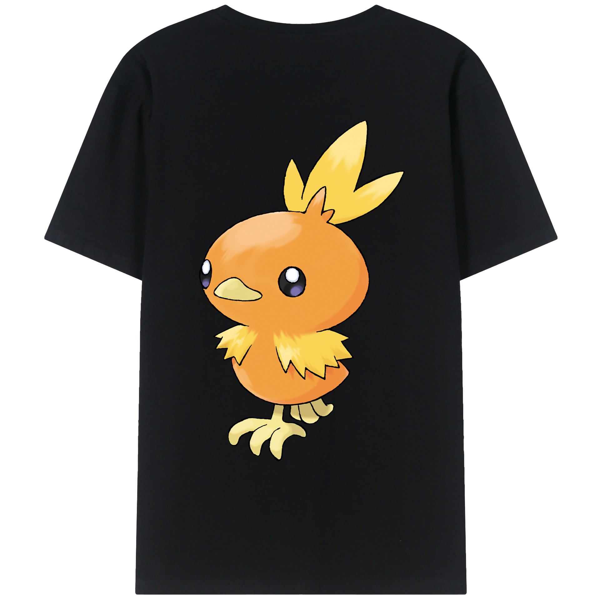 （画像用） ポケットモンスター Pokémon 綿100％ メンズ半袖Tシャツ（バックプリント） 通気性