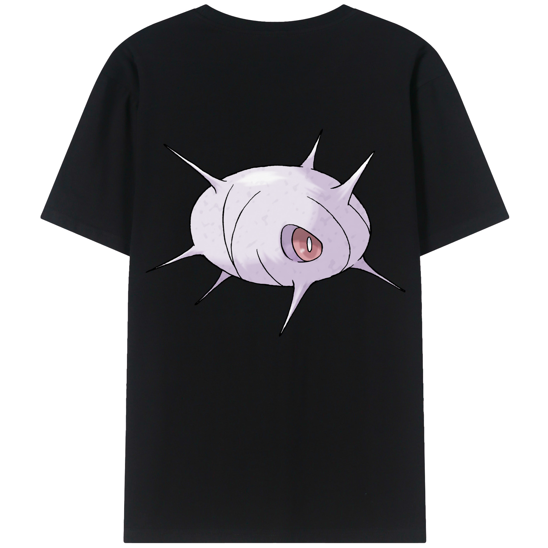 （画像用） ポケットモンスター Pokémon 綿100％ メンズ半袖Tシャツ（バックプリント） 通気性