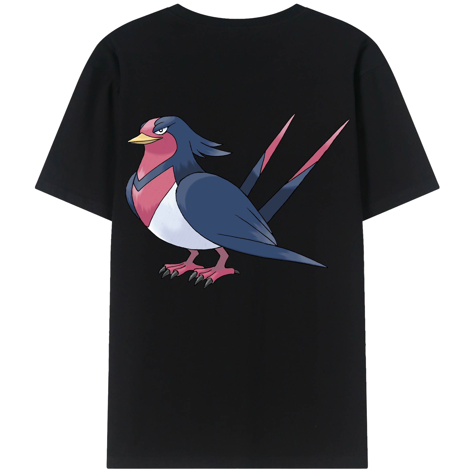 （画像用） ポケットモンスター Pokémon 綿100％ メンズ半袖Tシャツ（バックプリント） 通気性
