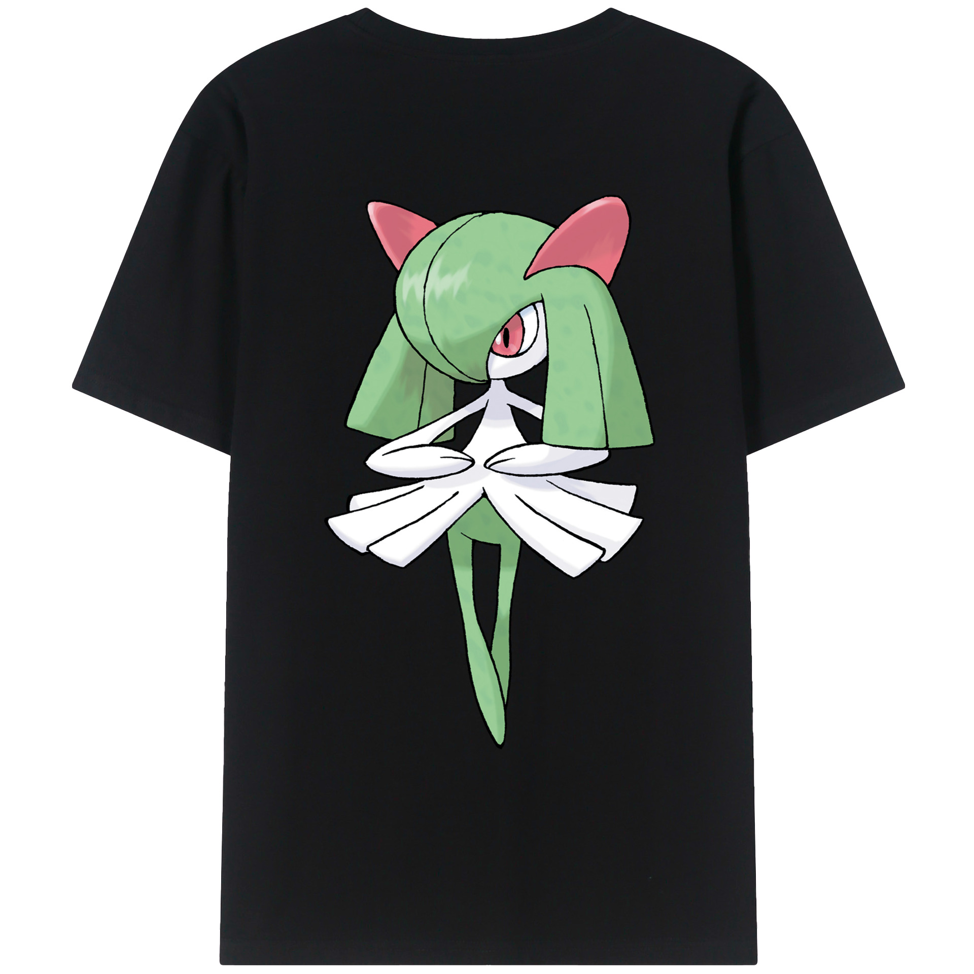 （画像用） ポケットモンスター Pokémon 綿100％ メンズ半袖Tシャツ（バックプリント） 通気性
