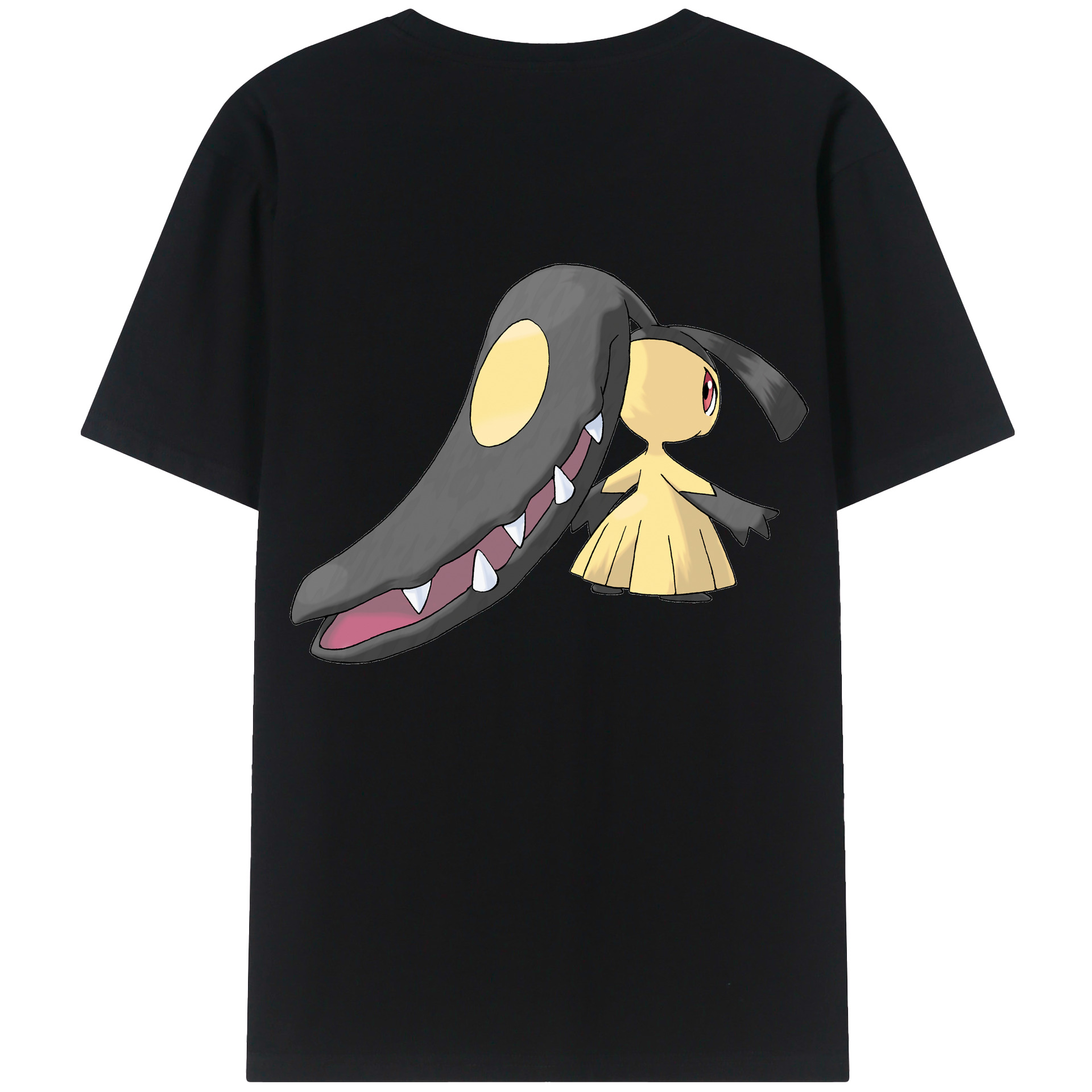 （画像用） ポケットモンスター Pokémon 綿100％ メンズ半袖Tシャツ（バックプリント） 通気性