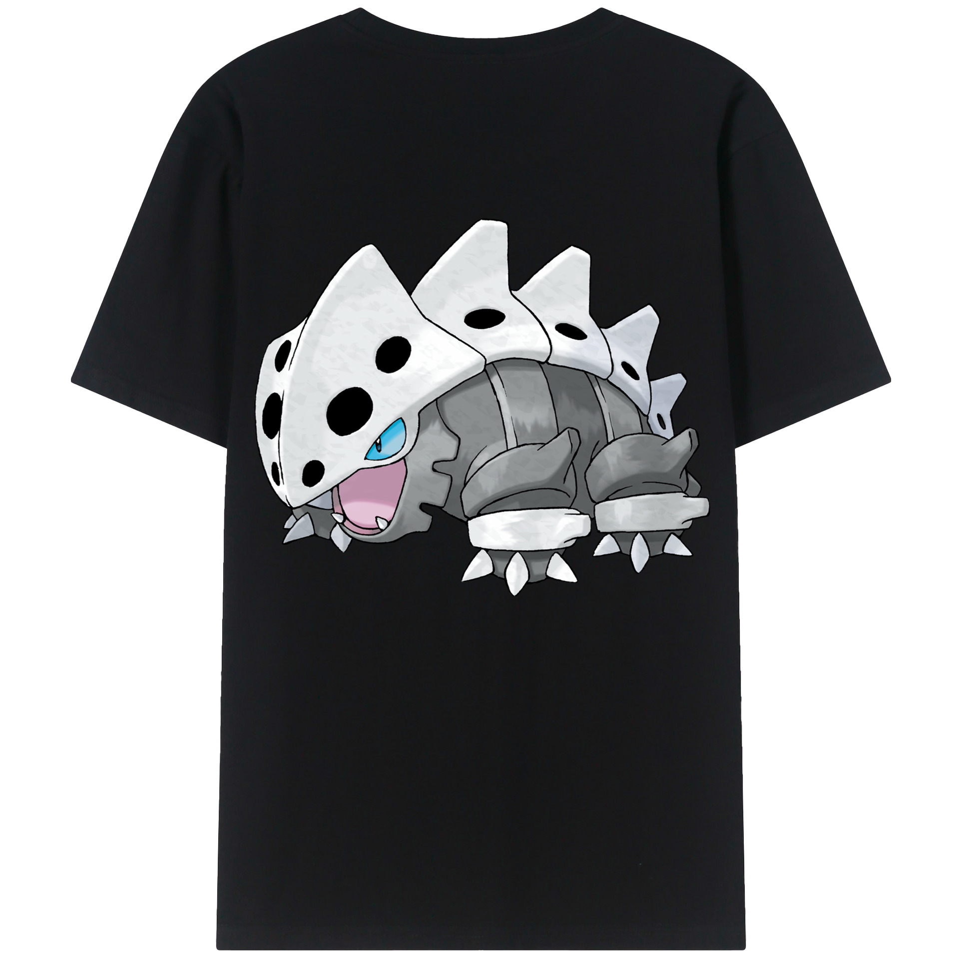 （画像用） ポケットモンスター Pokémon 綿100％ メンズ半袖Tシャツ（バックプリント） 通気性