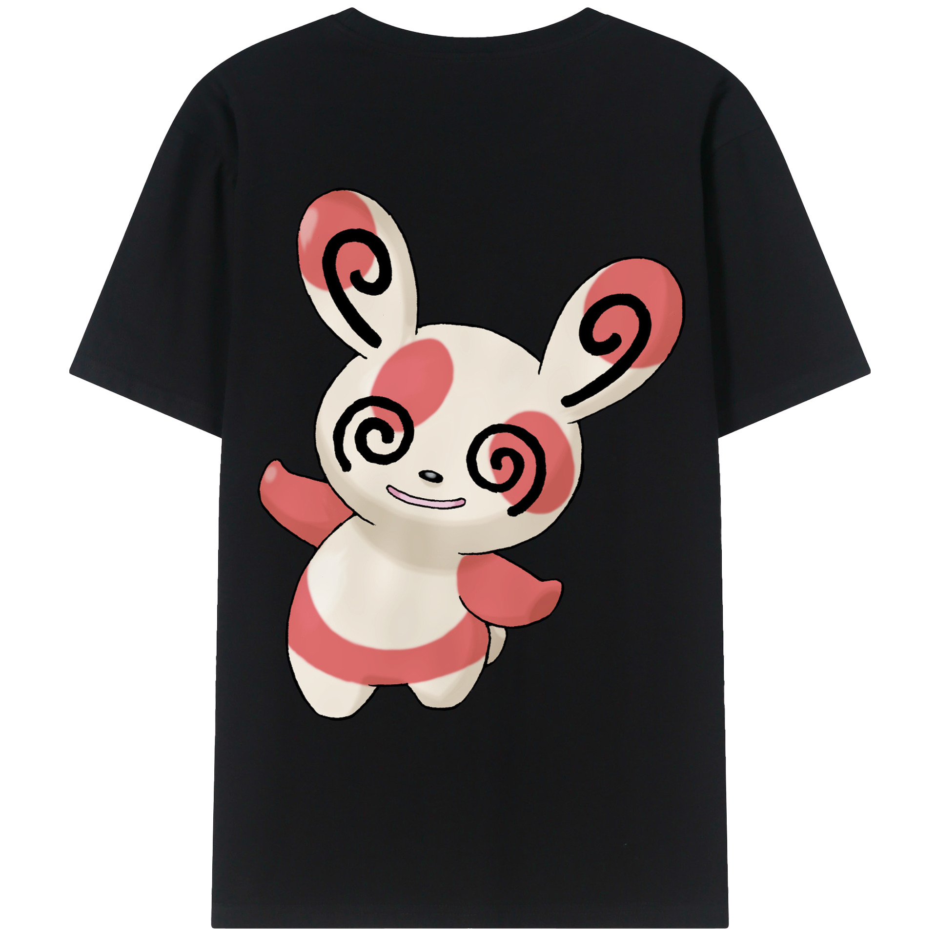 （画像用） ポケットモンスター Pokémon 綿100％ メンズ半袖Tシャツ（バックプリント） 通気性