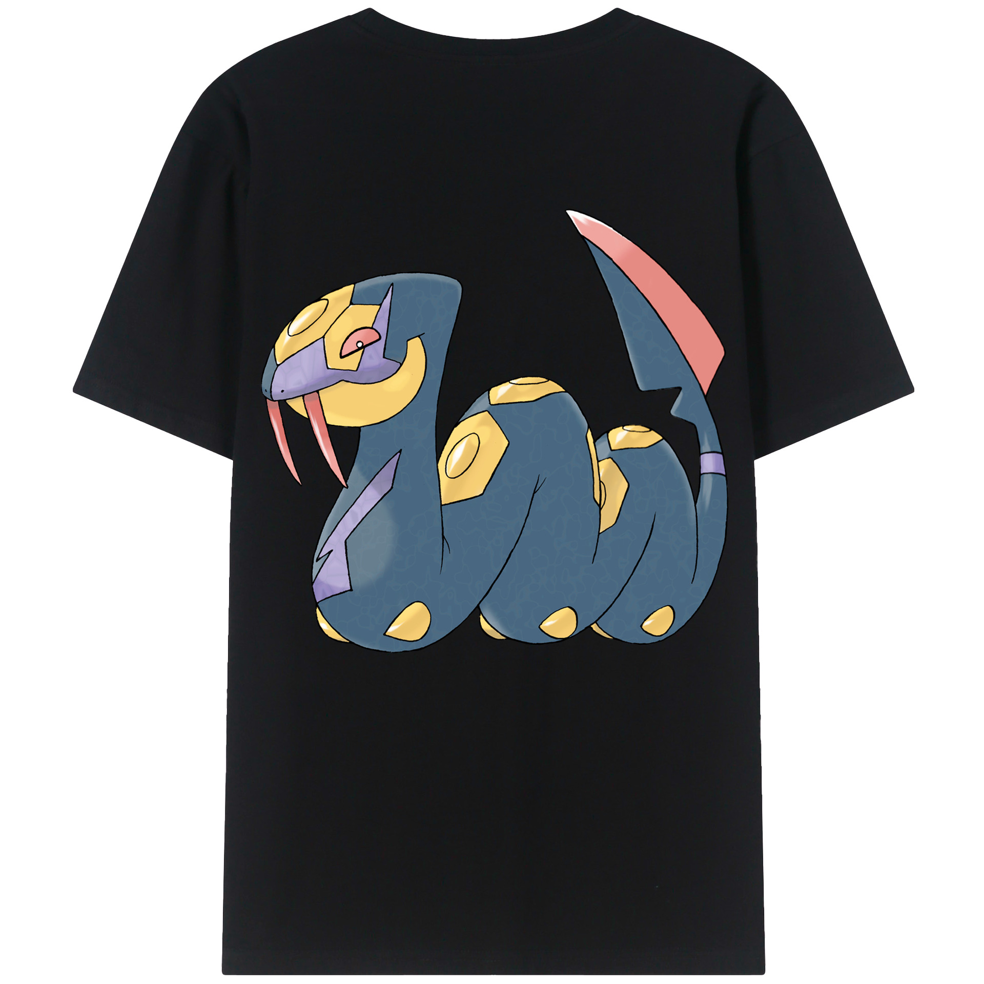 （画像用） ポケットモンスター Pokémon 綿100％ メンズ半袖Tシャツ（バックプリント） 通気性