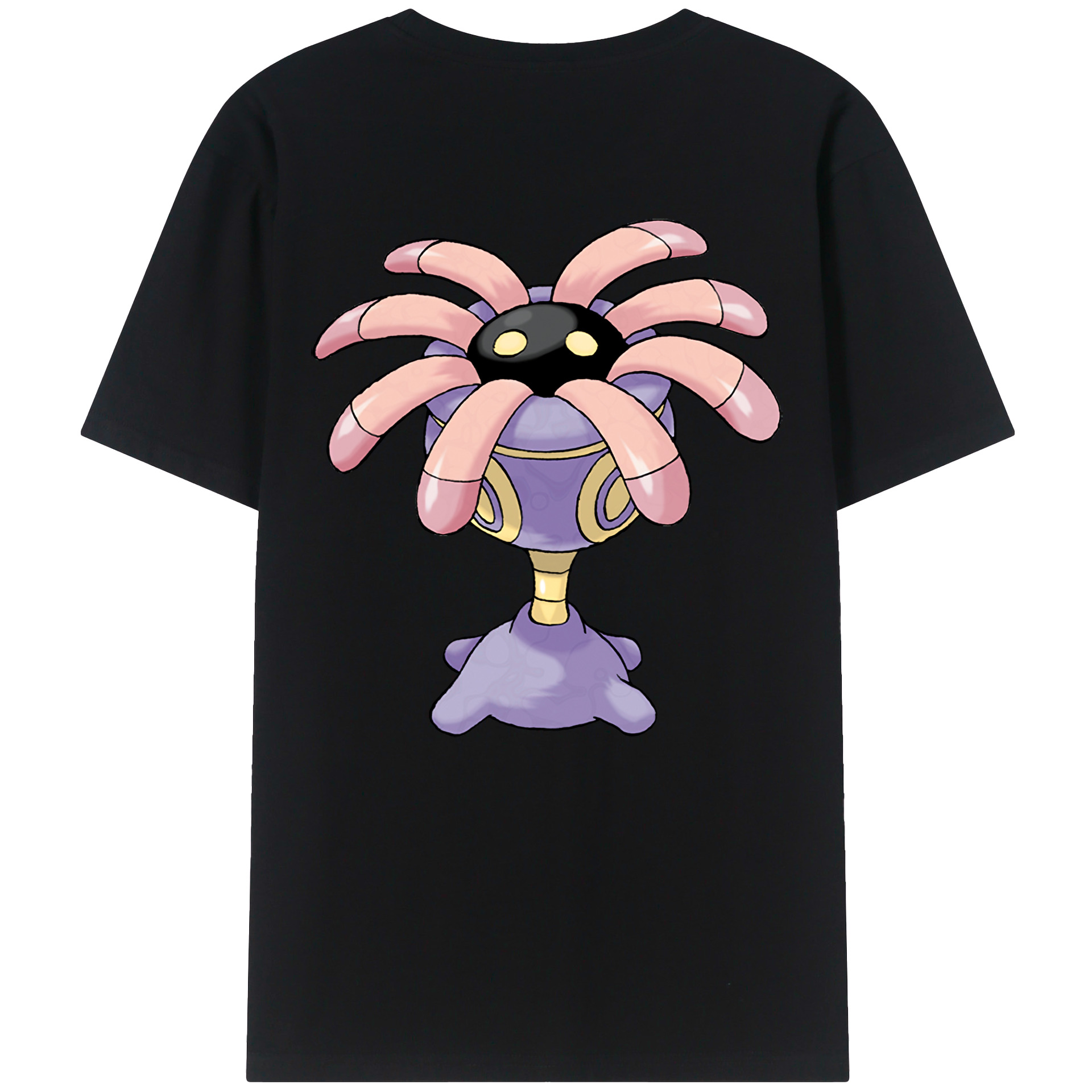 （画像用） ポケットモンスター Pokémon 綿100％ メンズ半袖Tシャツ（バックプリント） 通気性