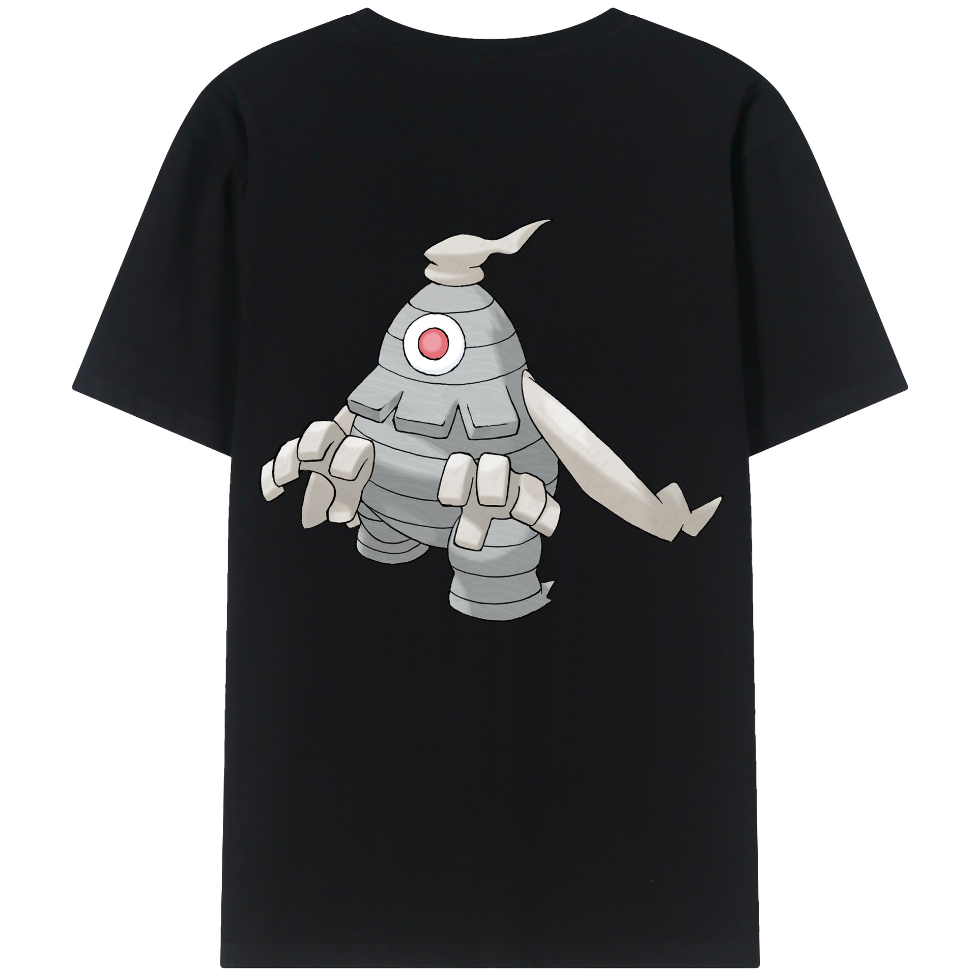 （画像用） ポケットモンスター Pokémon 綿100％ メンズ半袖Tシャツ（バックプリント） 通気性