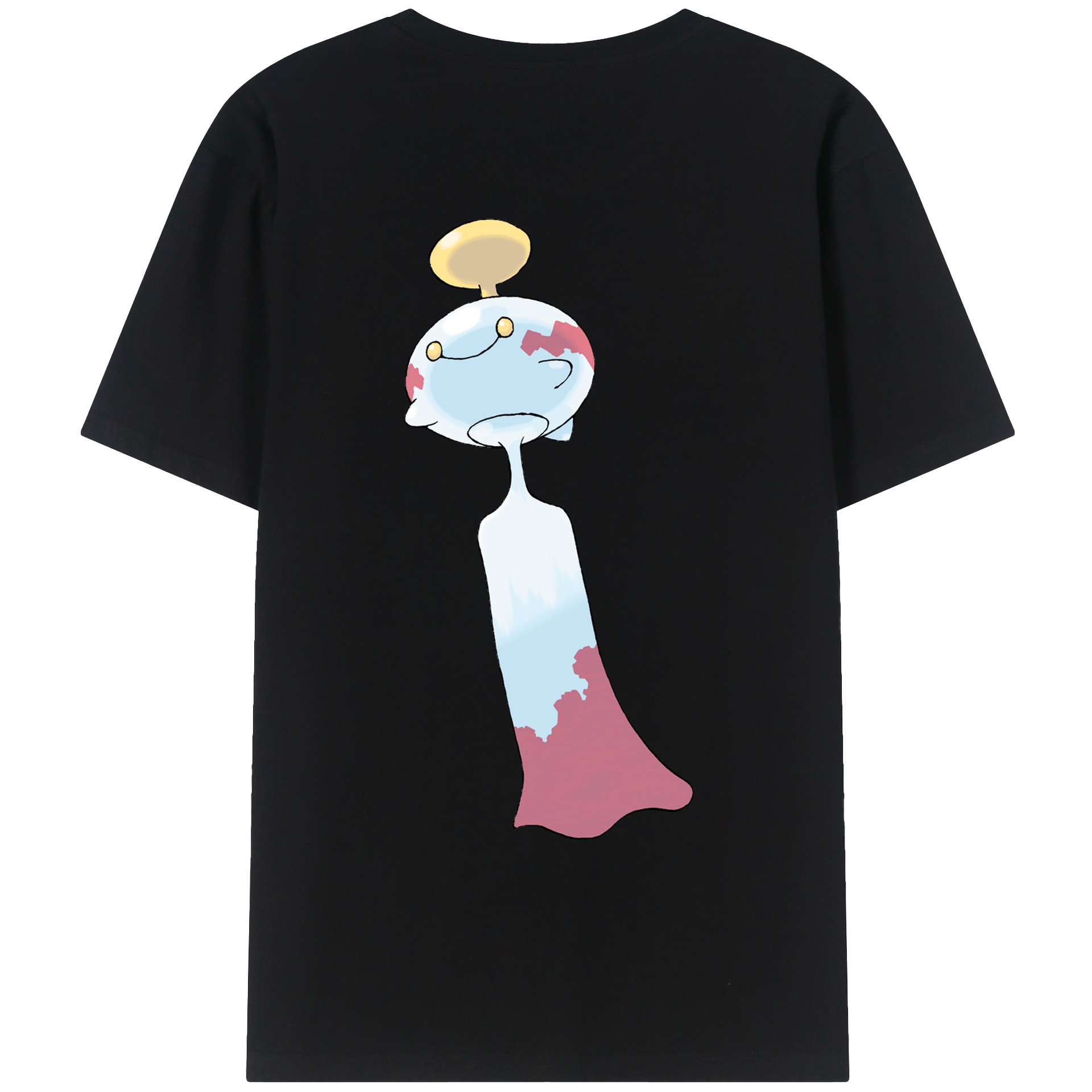（画像用） ポケットモンスター Pokémon 綿100％ メンズ半袖Tシャツ（バックプリント） 通気性