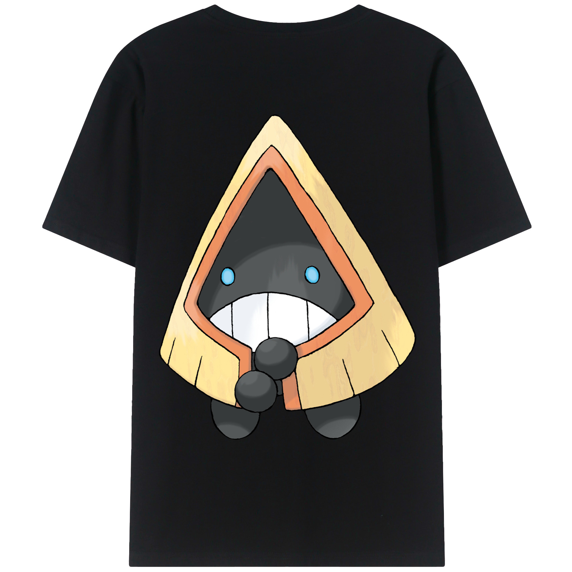 （画像用） ポケットモンスター Pokémon 綿100％ メンズ半袖Tシャツ（バックプリント） 通気性