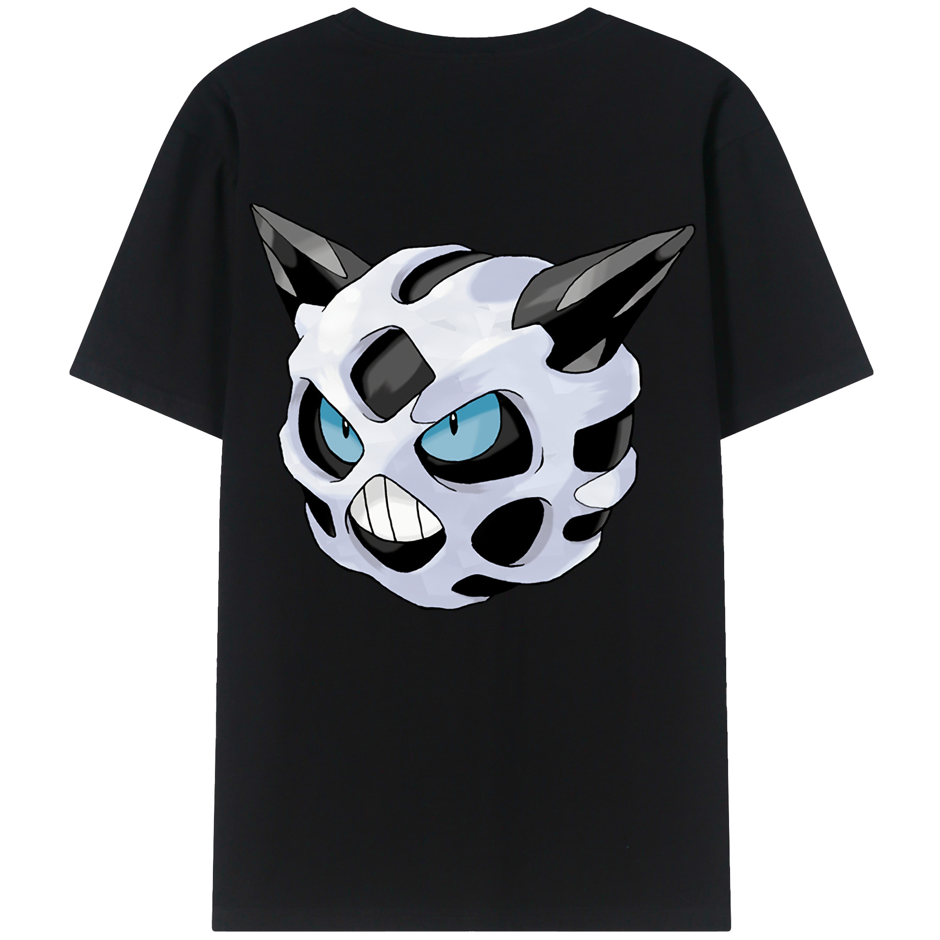 （画像用） ポケットモンスター Pokémon 綿100％ メンズ半袖Tシャツ（バックプリント） 通気性