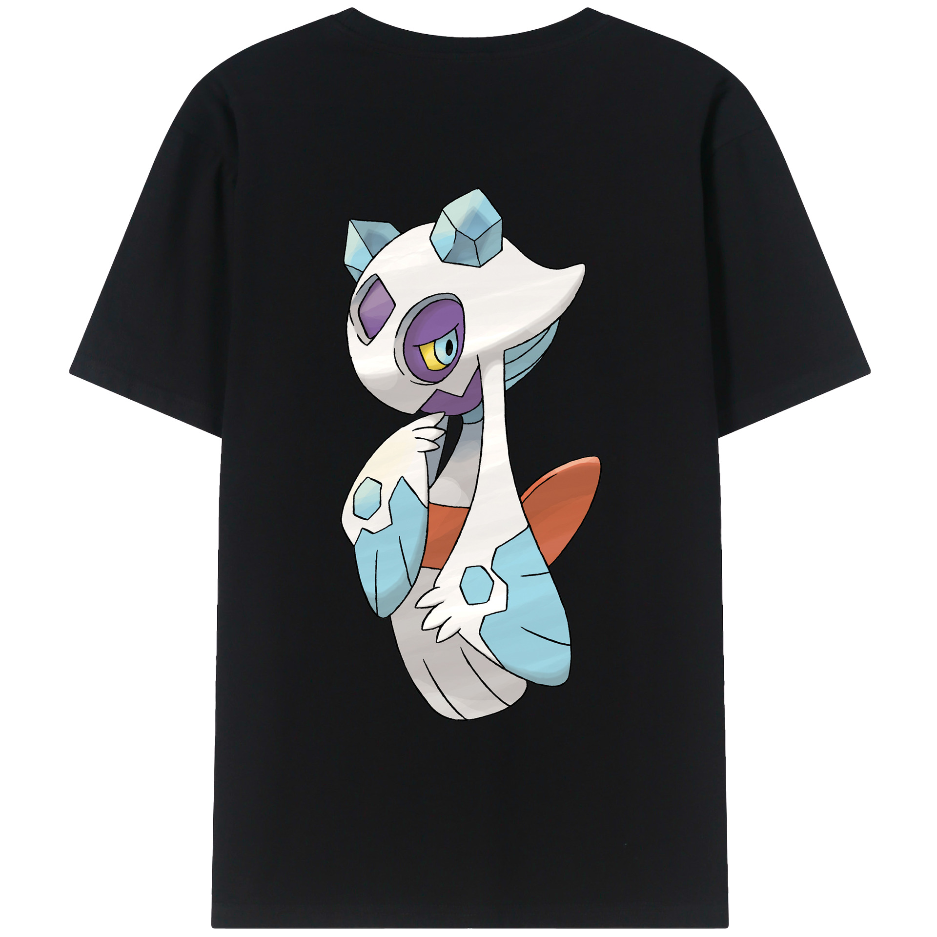 （画像用） ポケットモンスター Pokémon 綿100％ メンズ半袖Tシャツ（バックプリント） 通気性