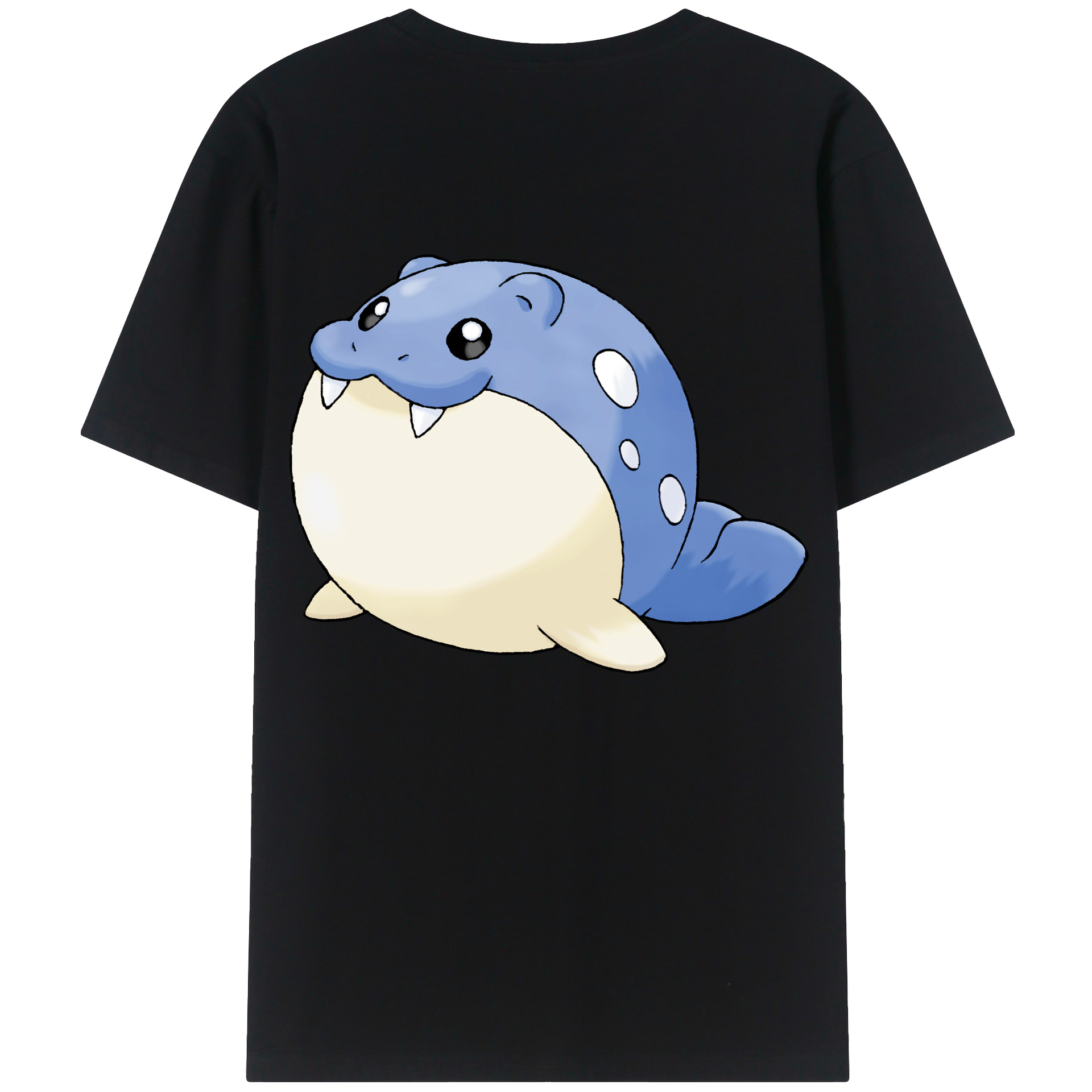 （画像用） ポケットモンスター Pokémon 綿100％ メンズ半袖Tシャツ（バックプリント） 通気性
