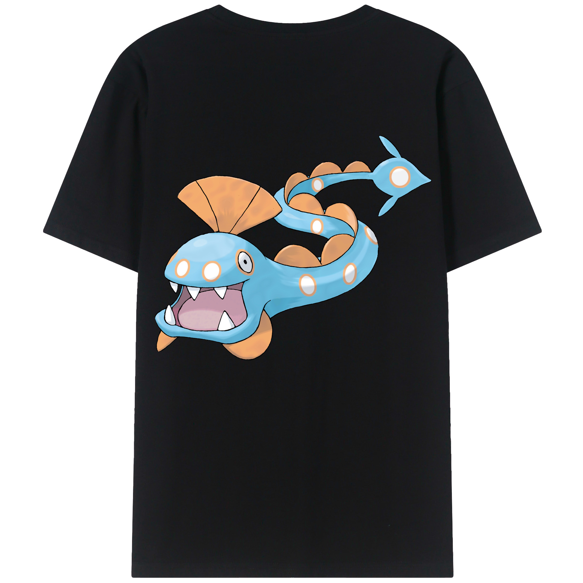 （画像用） ポケットモンスター Pokémon 綿100％ メンズ半袖Tシャツ（バックプリント） 通気性