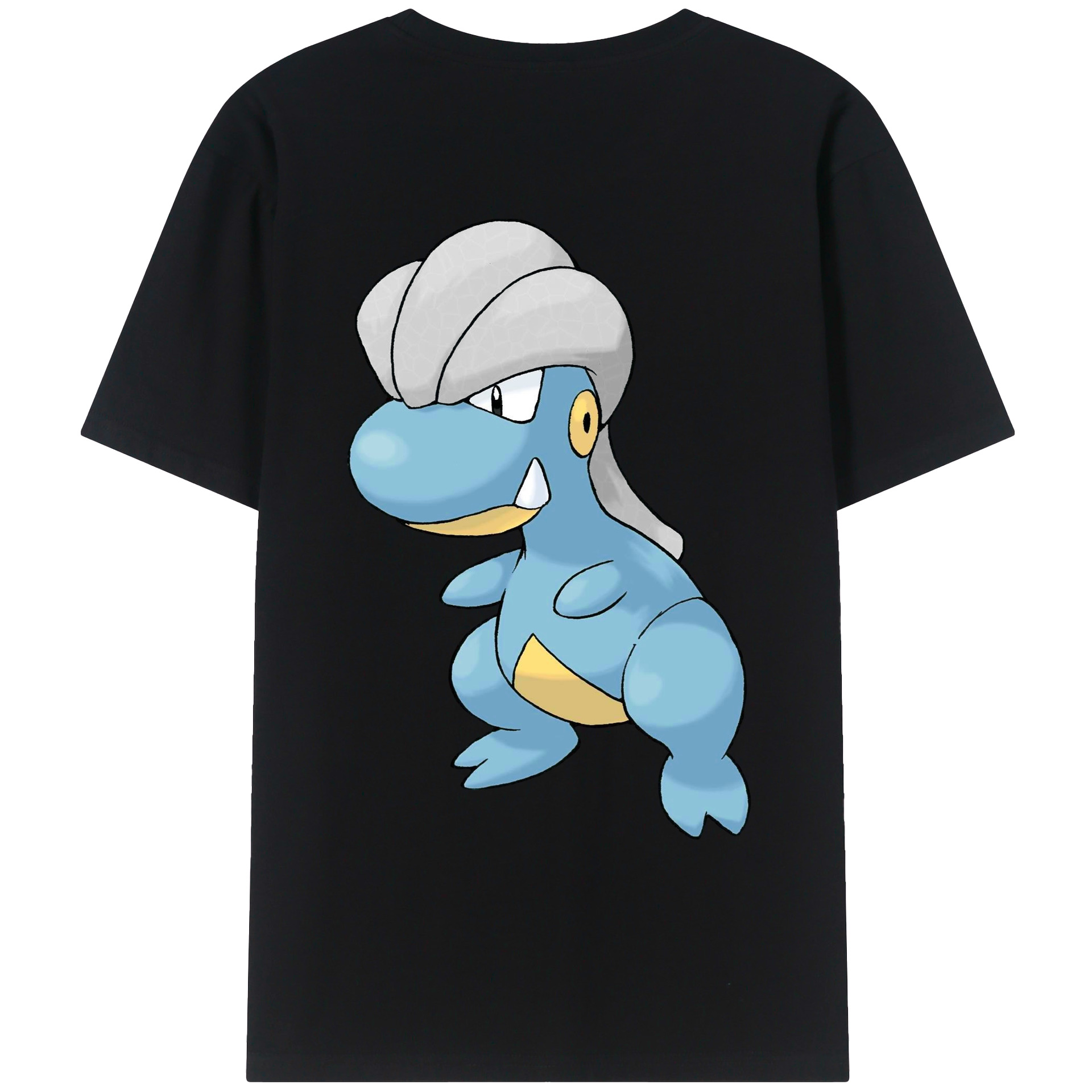 （画像用） ポケットモンスター Pokémon 綿100％ メンズ半袖Tシャツ（バックプリント） 通気性