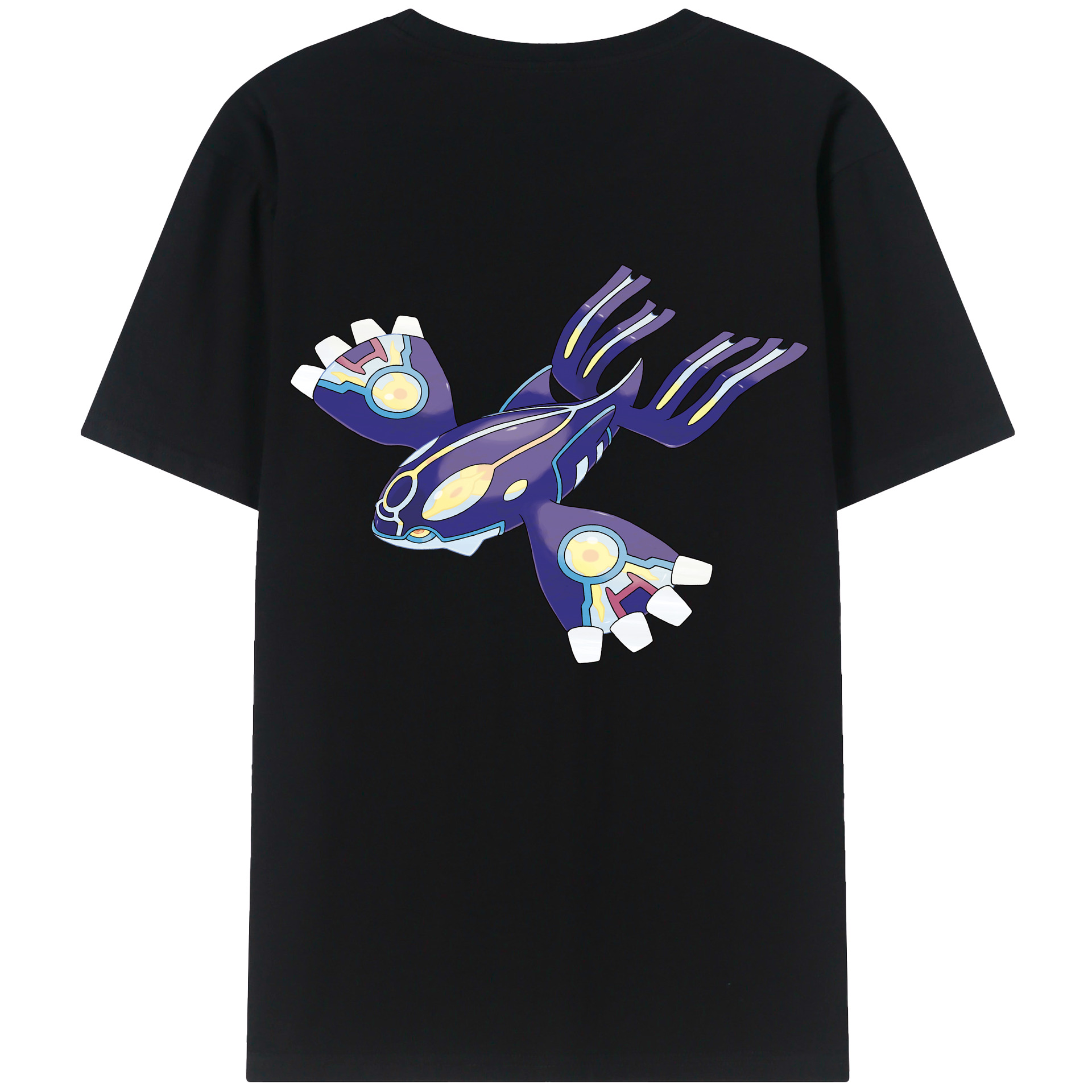 （画像用） ポケットモンスター Pokémon 綿100％ メンズ半袖Tシャツ（バックプリント） 通気性