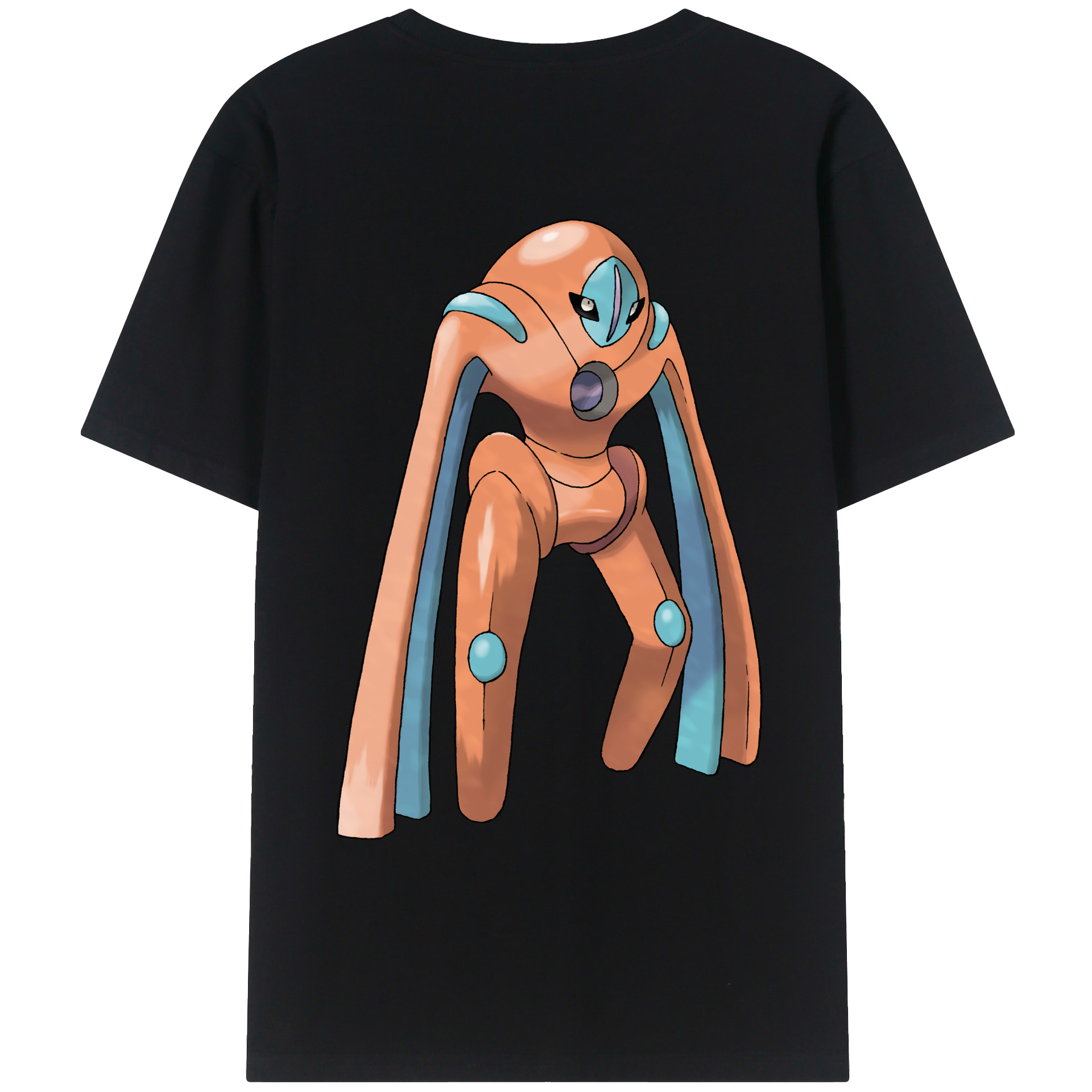 （画像用） ポケットモンスター Pokémon 綿100％ メンズ半袖Tシャツ（バックプリント） 通気性