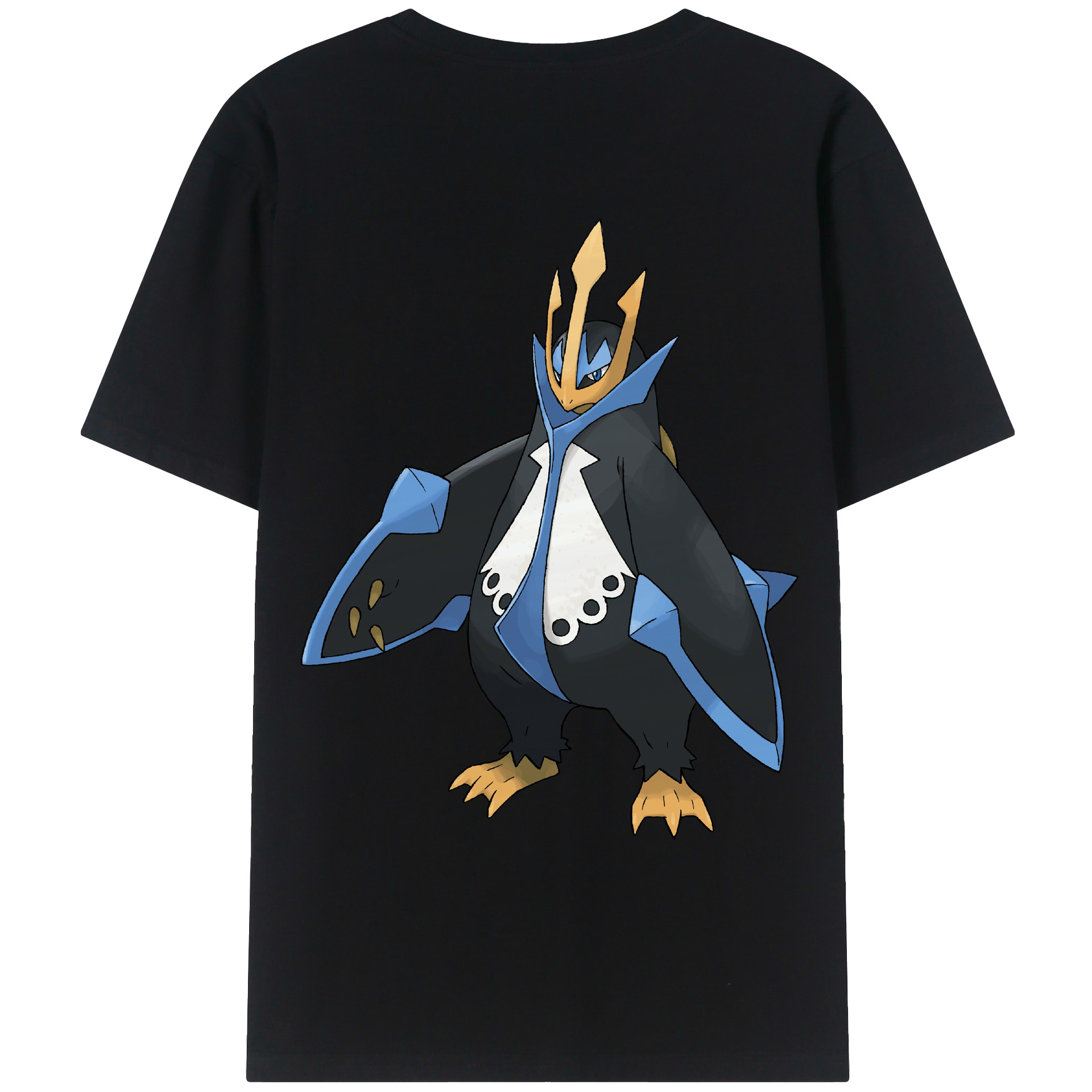 （画像用） ポケットモンスター Pokémon 綿100％ メンズ半袖Tシャツ（バックプリント） 通気性