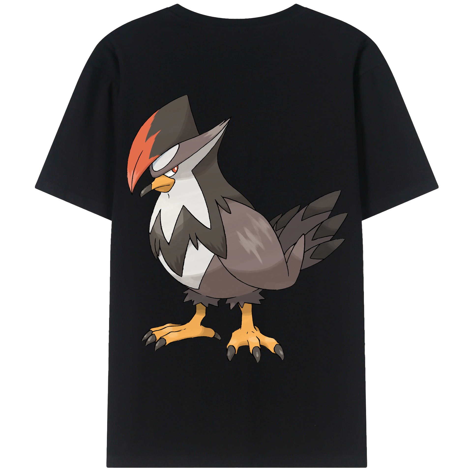 （画像用） ポケットモンスター Pokémon 綿100％ メンズ半袖Tシャツ（バックプリント） 通気性