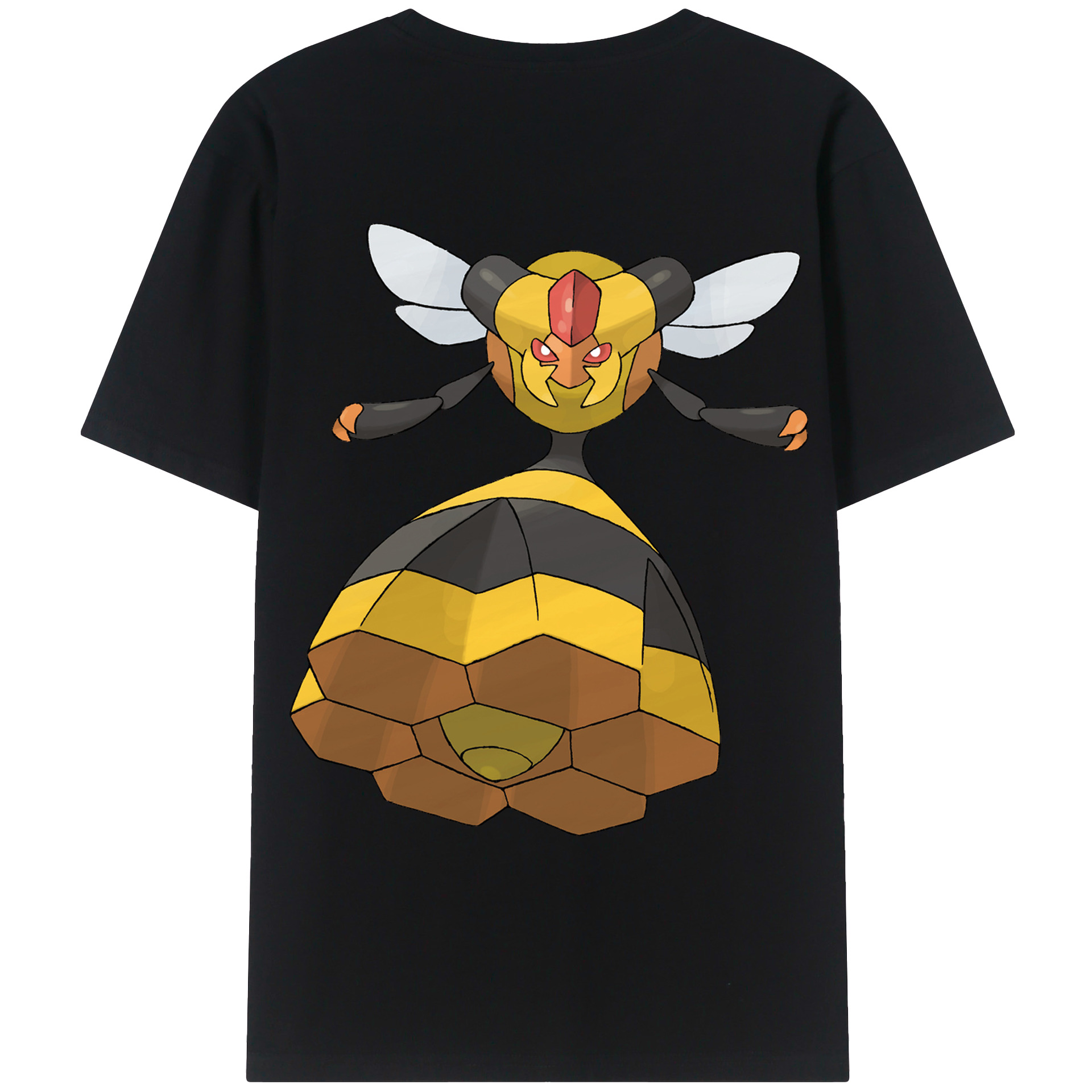 （画像用） ポケットモンスター Pokémon 綿100％ メンズ半袖Tシャツ（バックプリント） 通気性