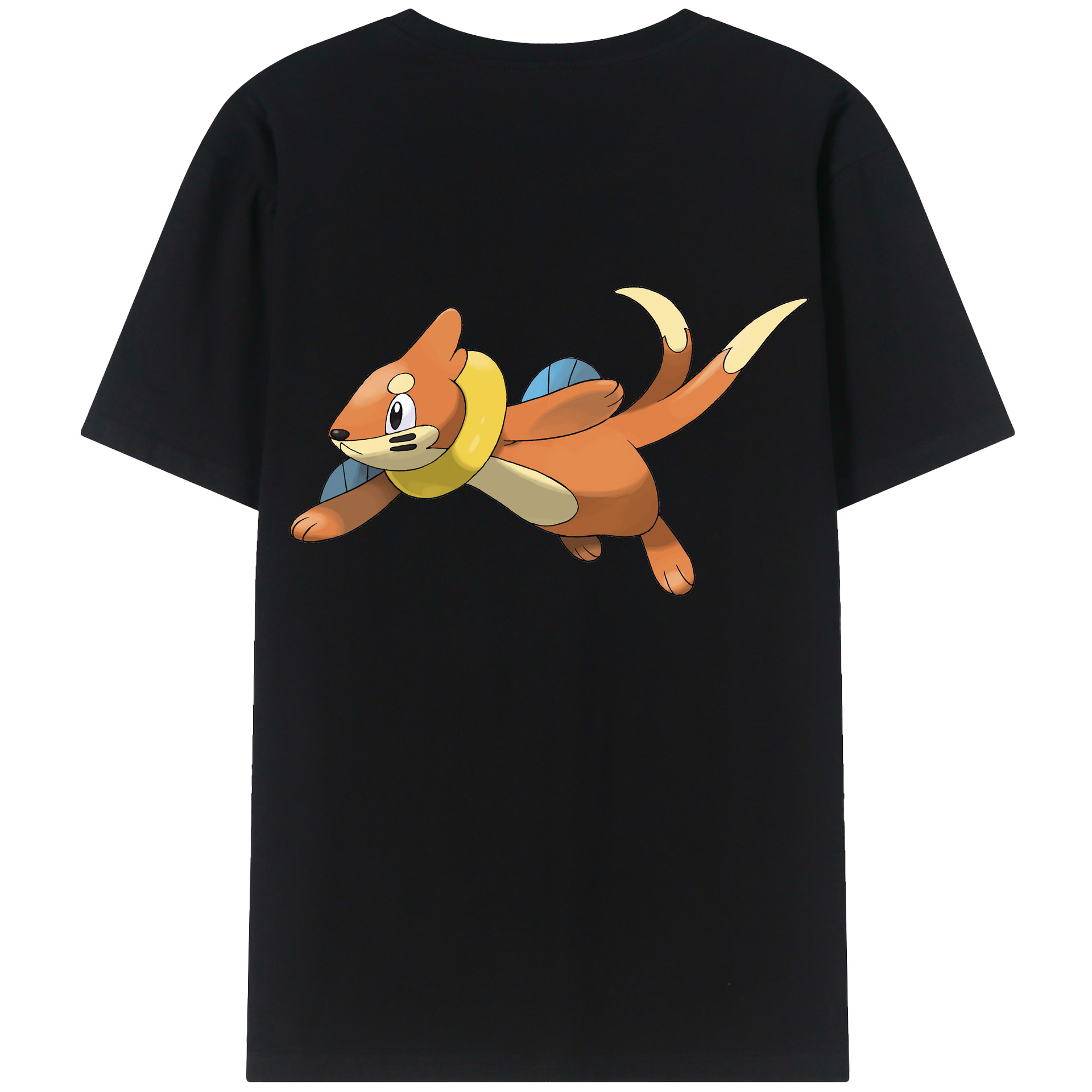 （画像用） ポケットモンスター Pokémon 綿100％ メンズ半袖Tシャツ（バックプリント） 通気性