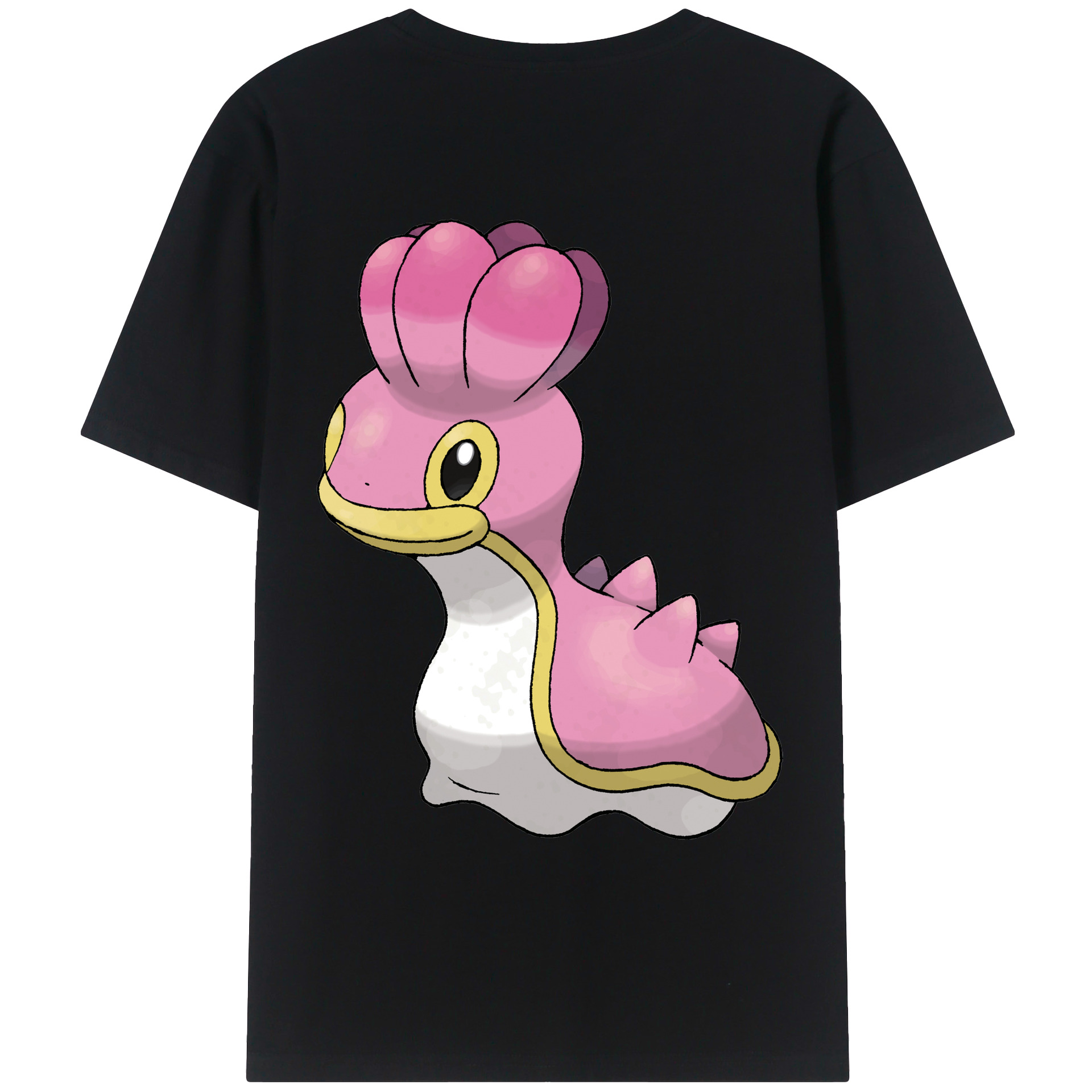（画像用） ポケットモンスター Pokémon 綿100％ メンズ半袖Tシャツ（バックプリント） 通気性