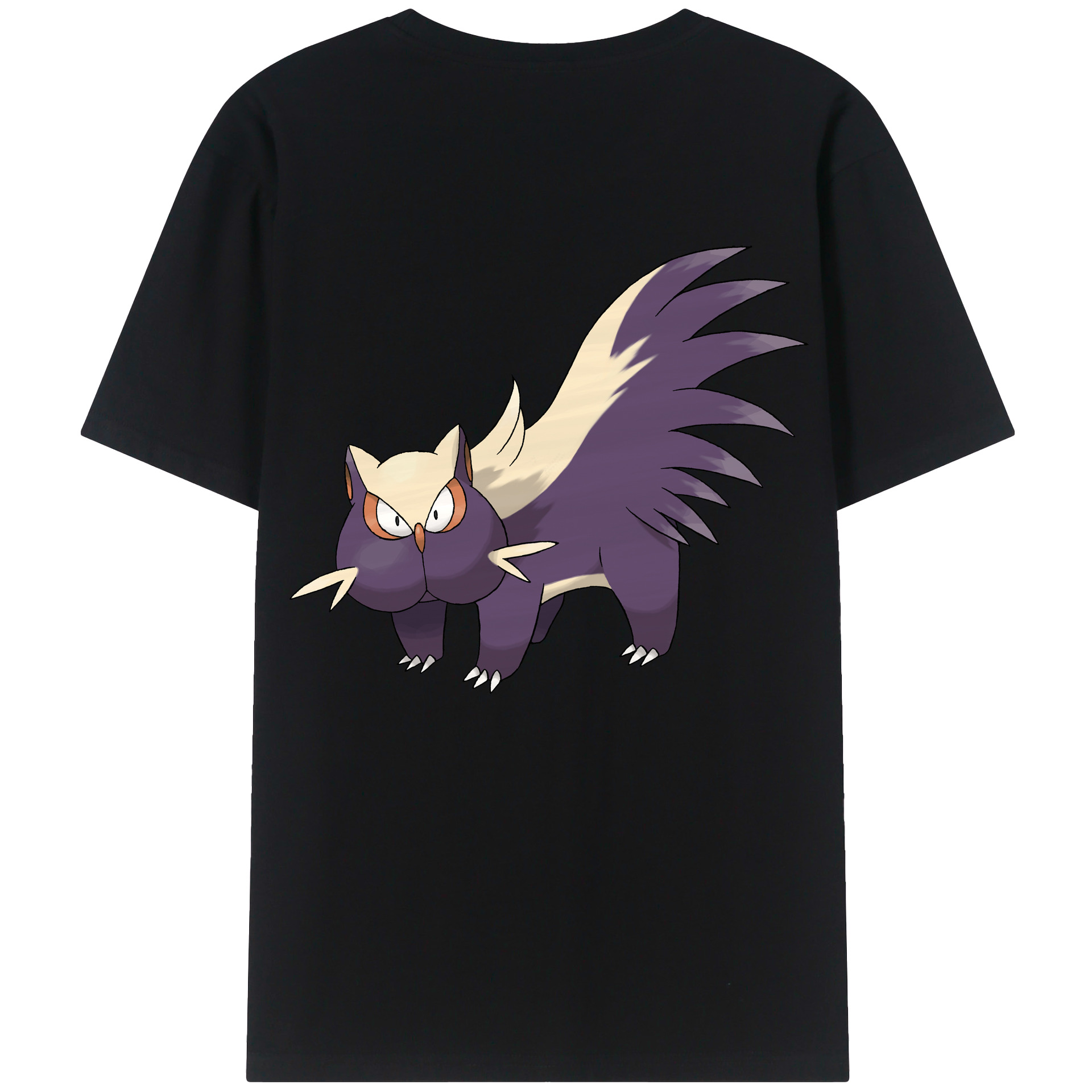 （画像用） ポケットモンスター Pokémon 綿100％ メンズ半袖Tシャツ（バックプリント） 通気性
