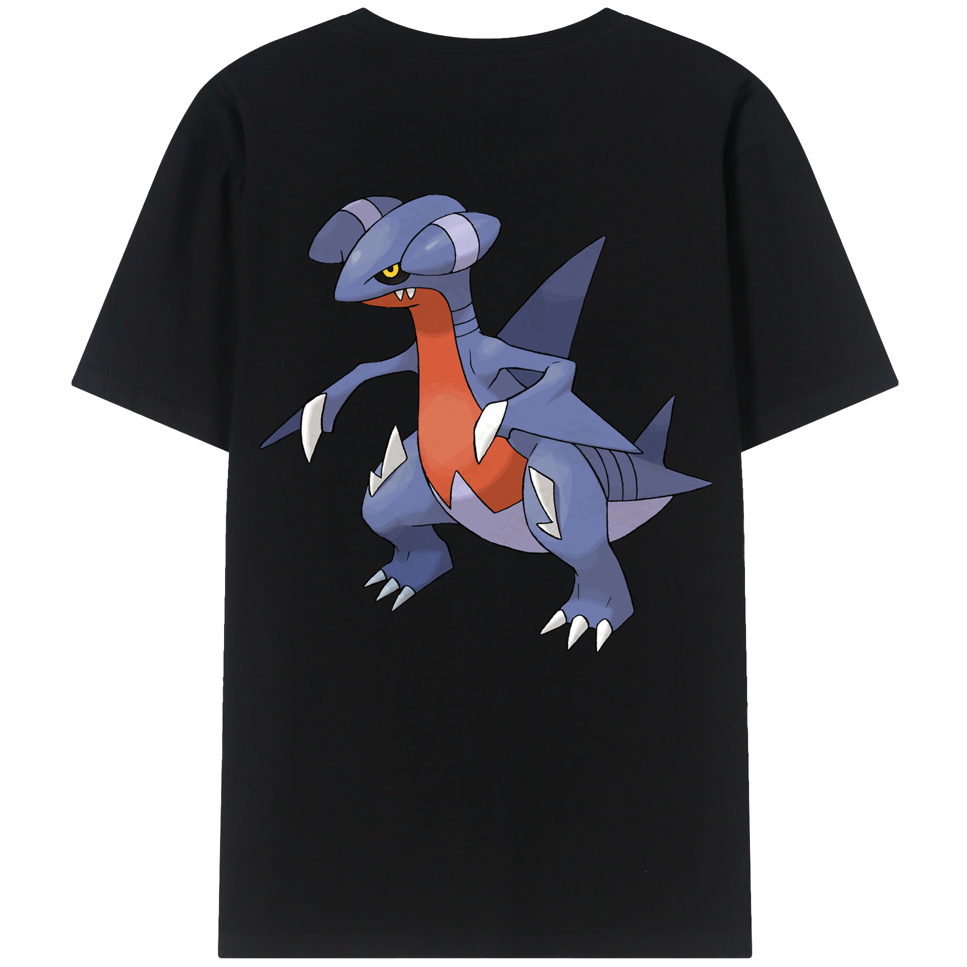 （画像用） ポケットモンスター Pokémon 綿100％ メンズ半袖Tシャツ（バックプリント） 通気性
