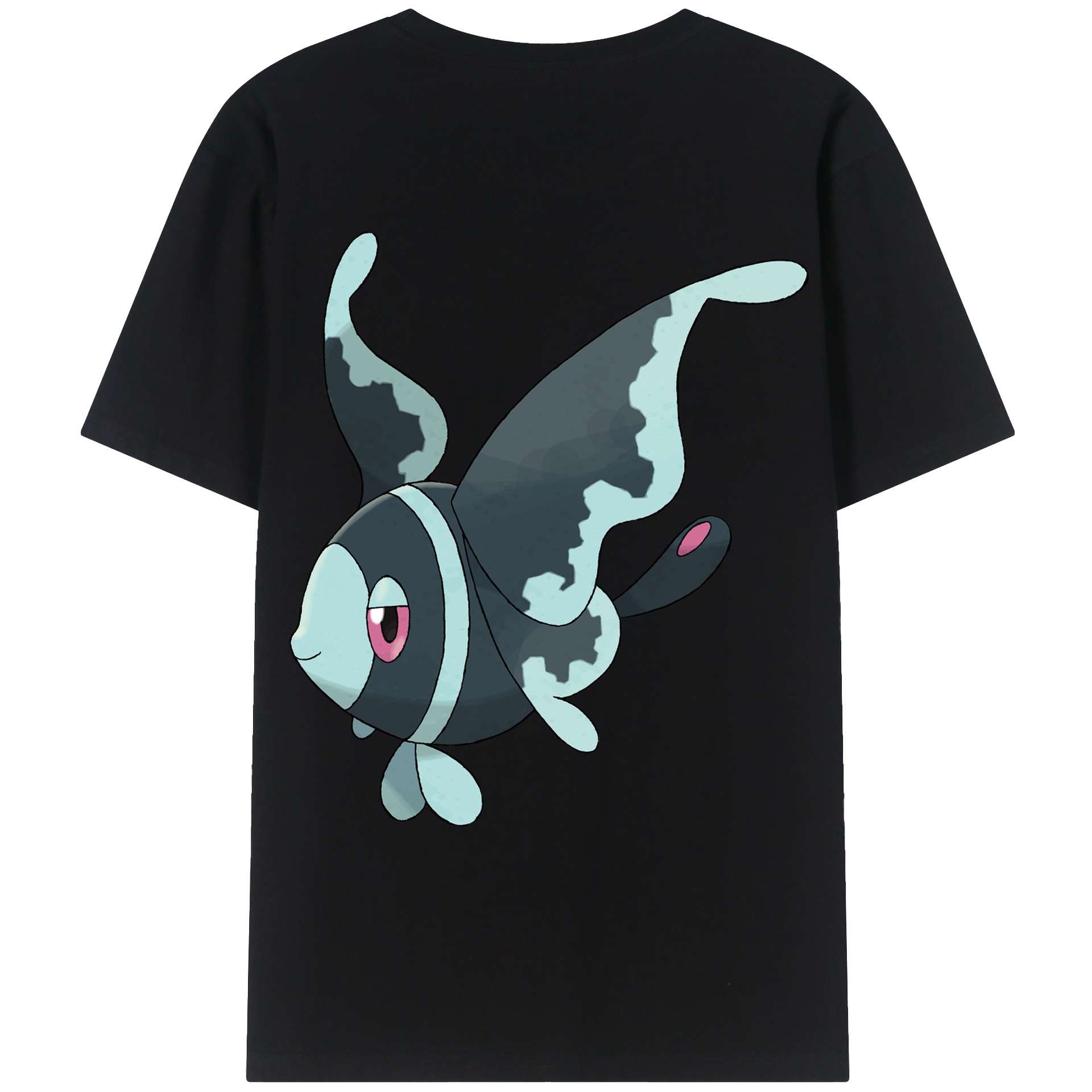 （画像用） ポケットモンスター Pokémon 綿100％ メンズ半袖Tシャツ（バックプリント） 通気性