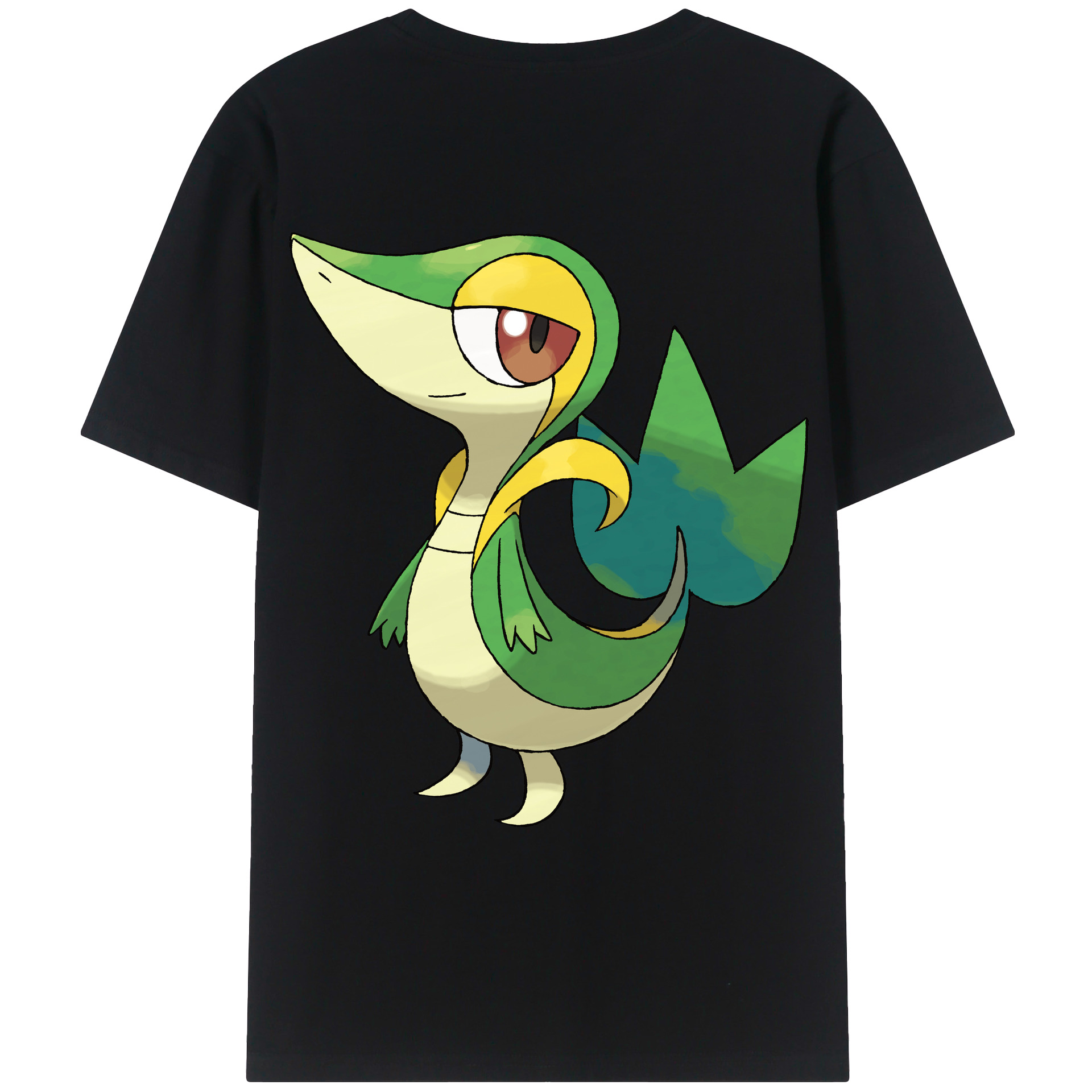 （画像用） ポケットモンスター Pokémon 綿100％ メンズ半袖Tシャツ（バックプリント） 通気性