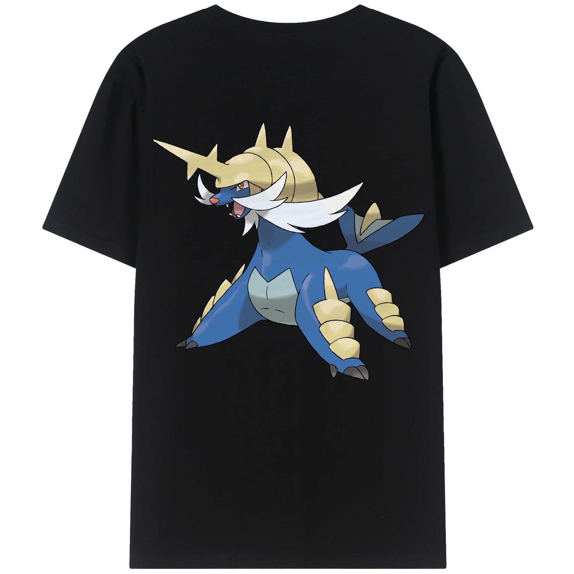 （画像用） ポケットモンスター Pokémon 綿100％ メンズ半袖Tシャツ（バックプリント） 通気性