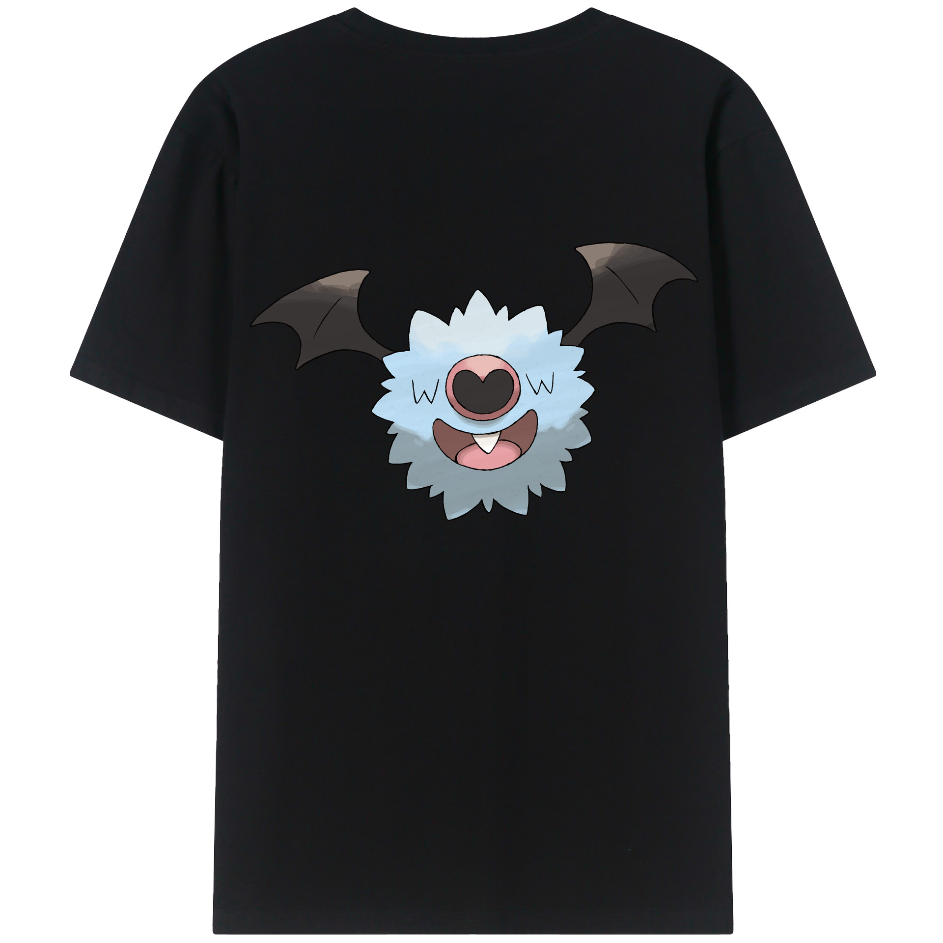 （画像用） ポケットモンスター Pokémon 綿100％ メンズ半袖Tシャツ（バックプリント） 通気性