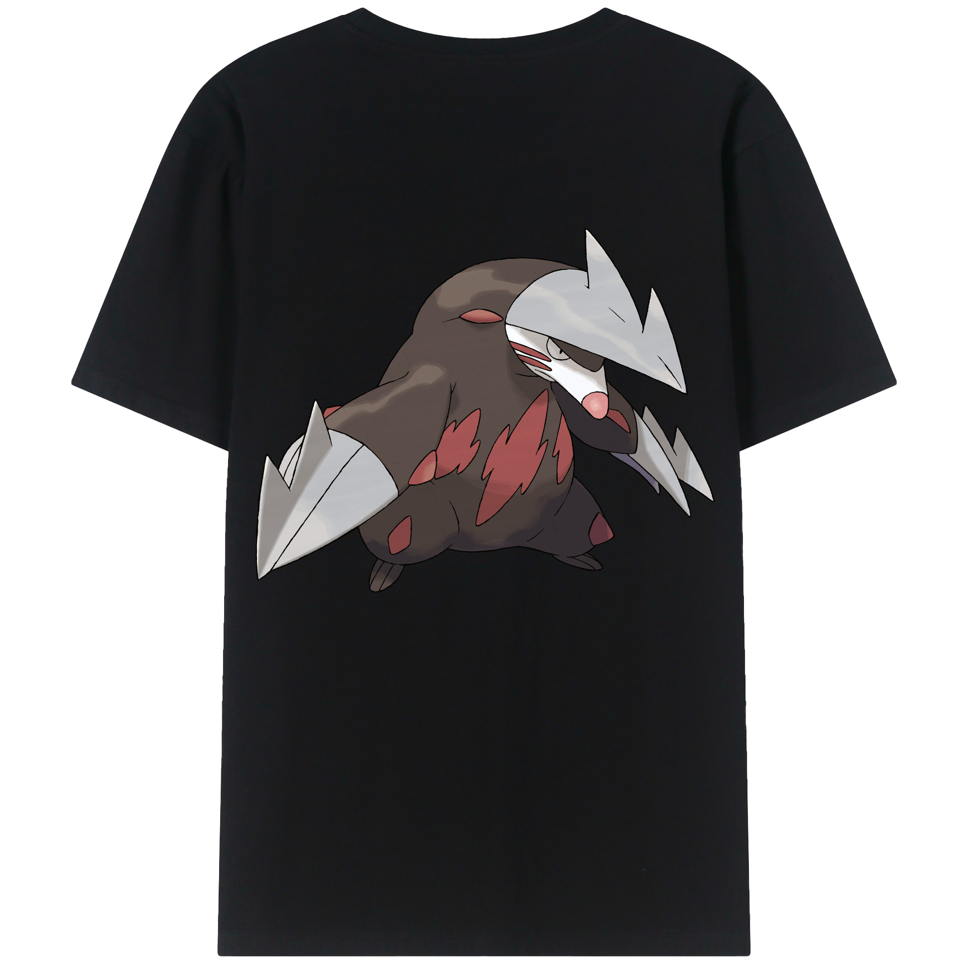 （画像用） ポケットモンスター Pokémon 綿100％ メンズ半袖Tシャツ（バックプリント） 通気性