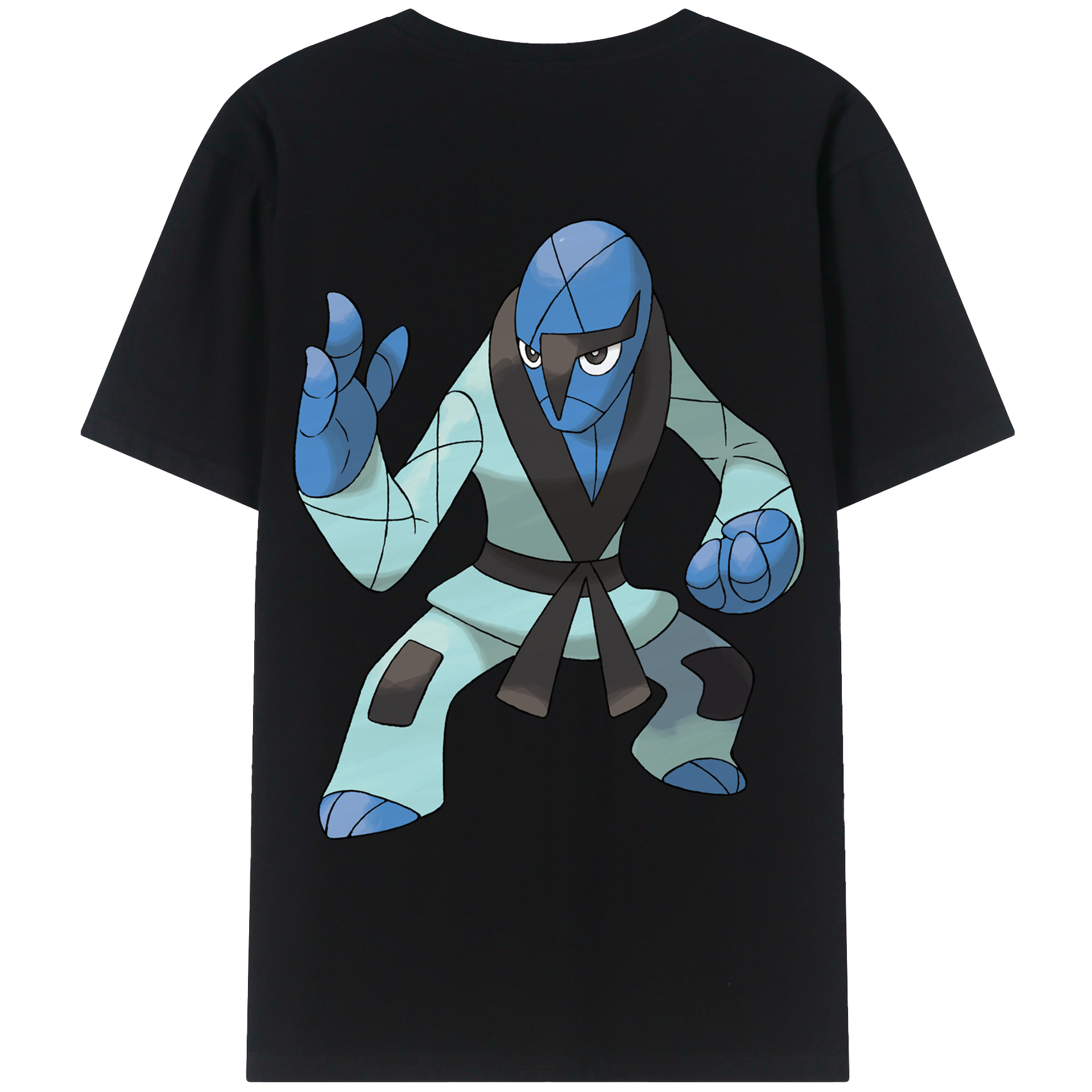 （画像用） ポケットモンスター Pokémon 綿100％ メンズ半袖Tシャツ（バックプリント） 通気性