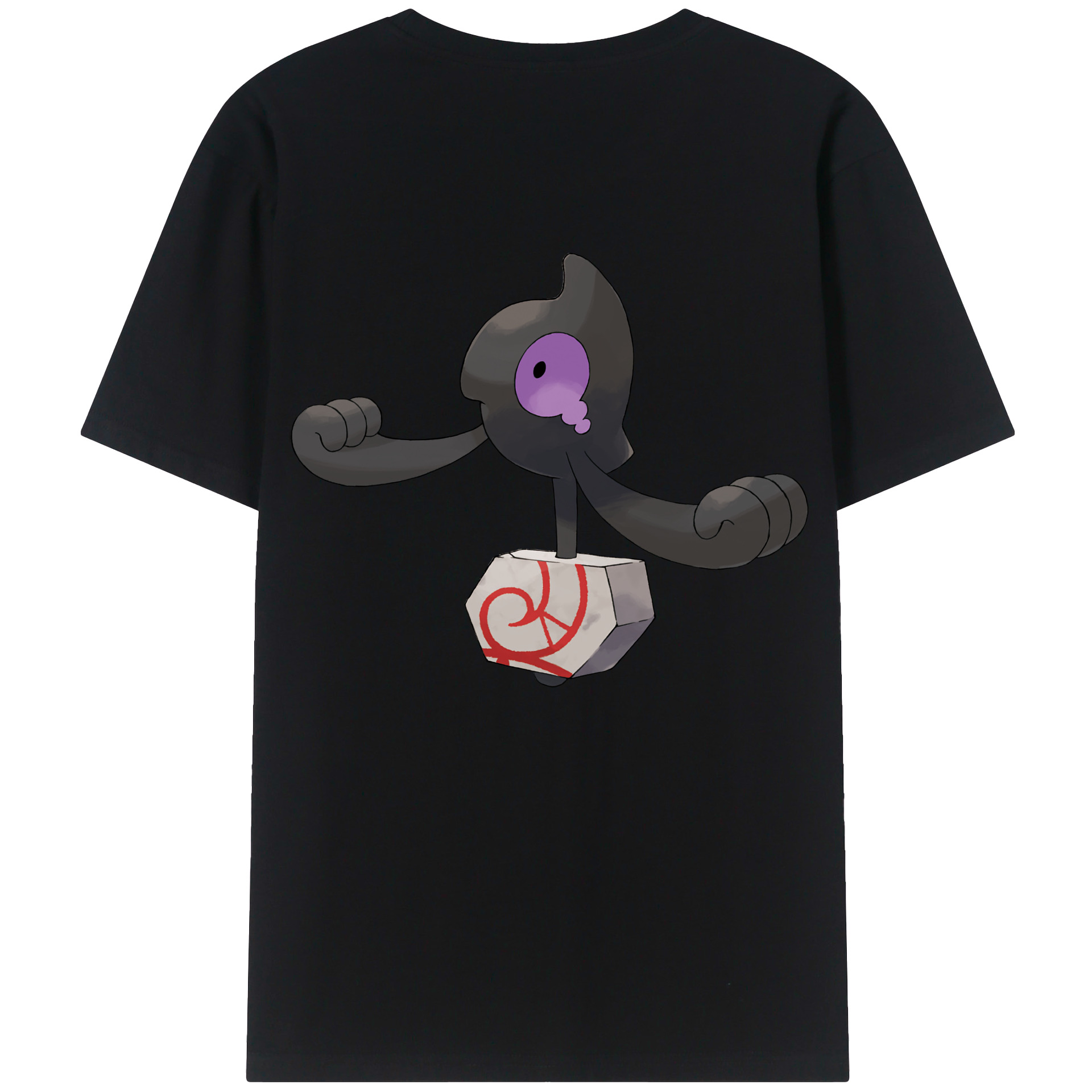 （画像用） ポケットモンスター Pokémon 綿100％ メンズ半袖Tシャツ（バックプリント） 通気性