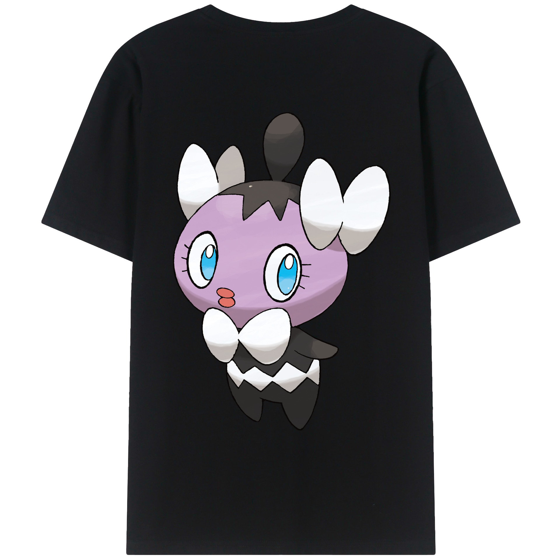 （画像用） ポケットモンスター Pokémon 綿100％ メンズ半袖Tシャツ（バックプリント） 通気性