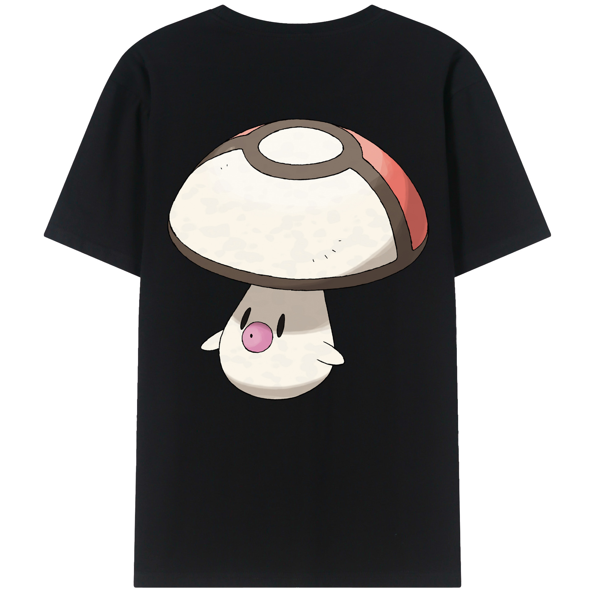 （画像用） ポケットモンスター Pokémon 綿100％ メンズ半袖Tシャツ（バックプリント） 通気性