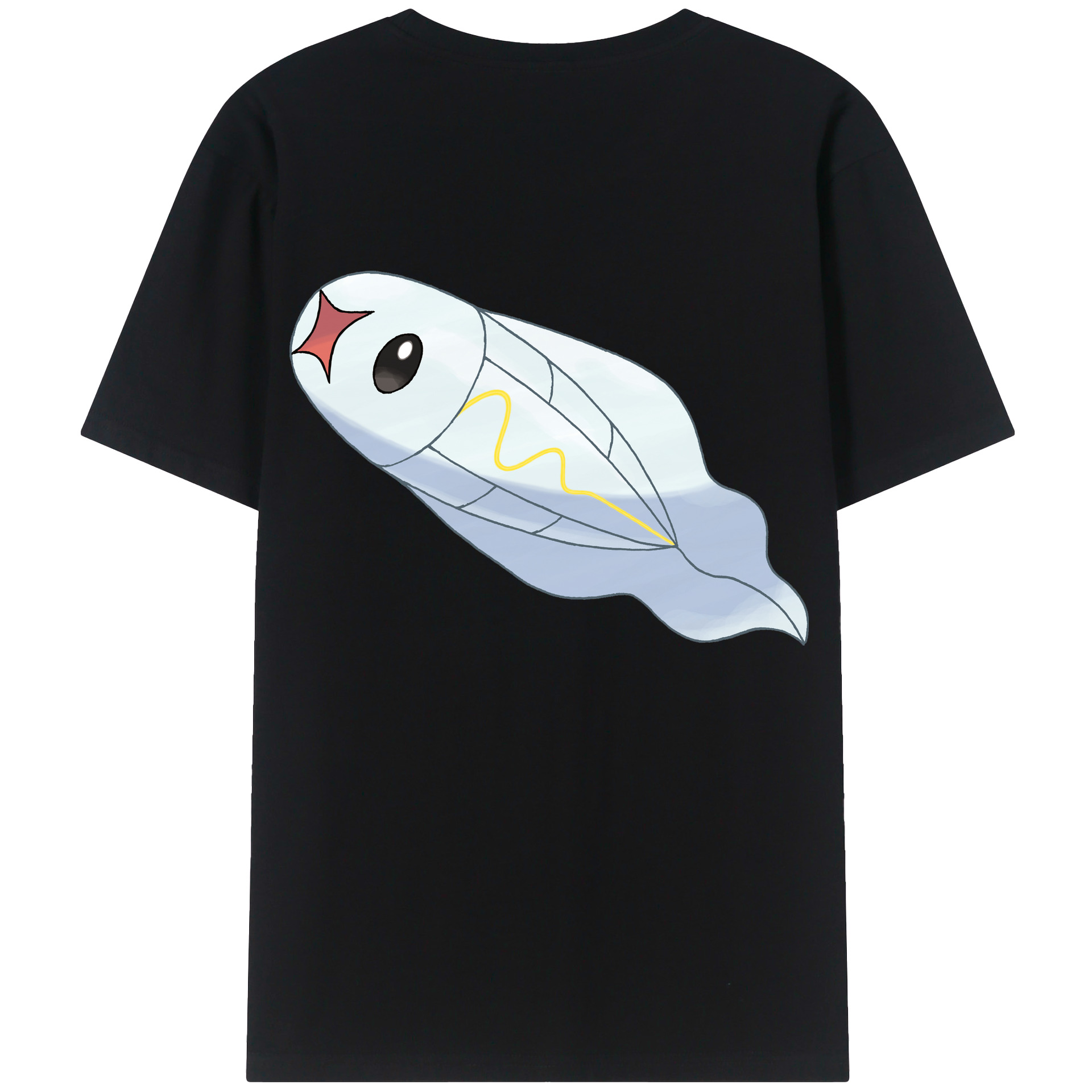 （画像用） ポケットモンスター Pokémon 綿100％ メンズ半袖Tシャツ（バックプリント） 通気性