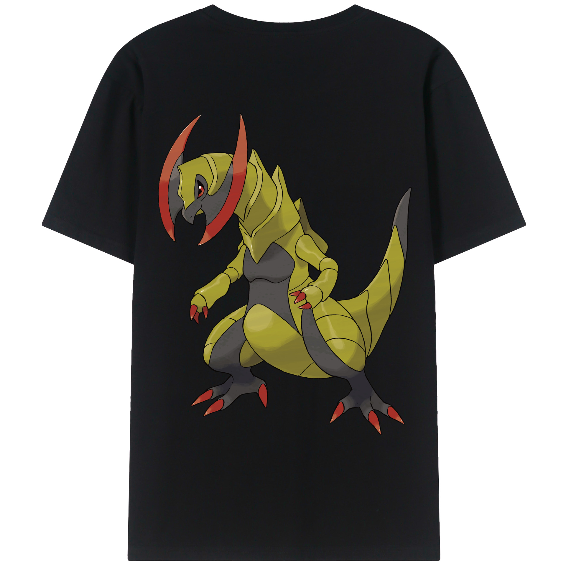 （画像用） ポケットモンスター Pokémon 綿100％ メンズ半袖Tシャツ（バックプリント） 通気性