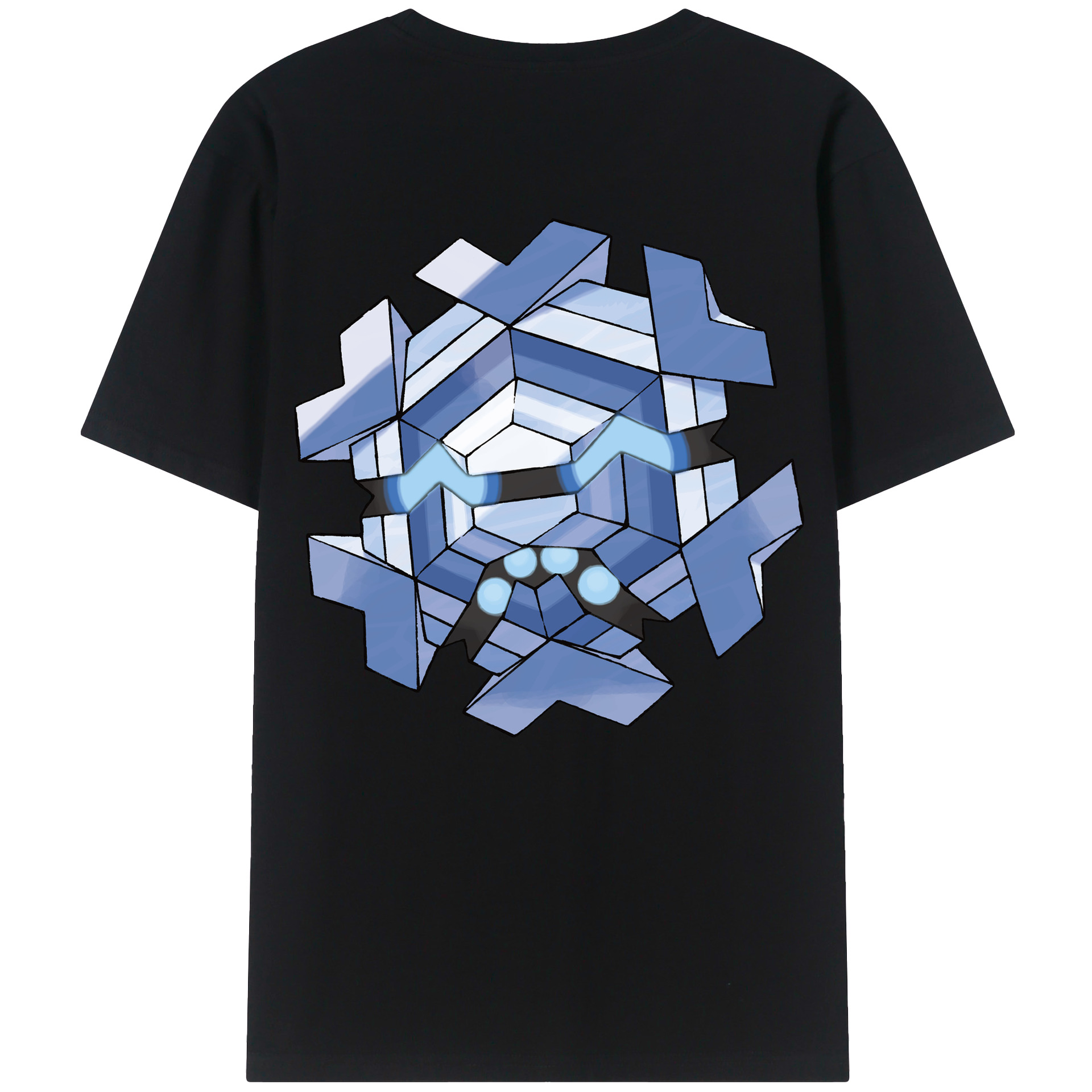 （画像用） ポケットモンスター Pokémon 綿100％ メンズ半袖Tシャツ（バックプリント） 通気性