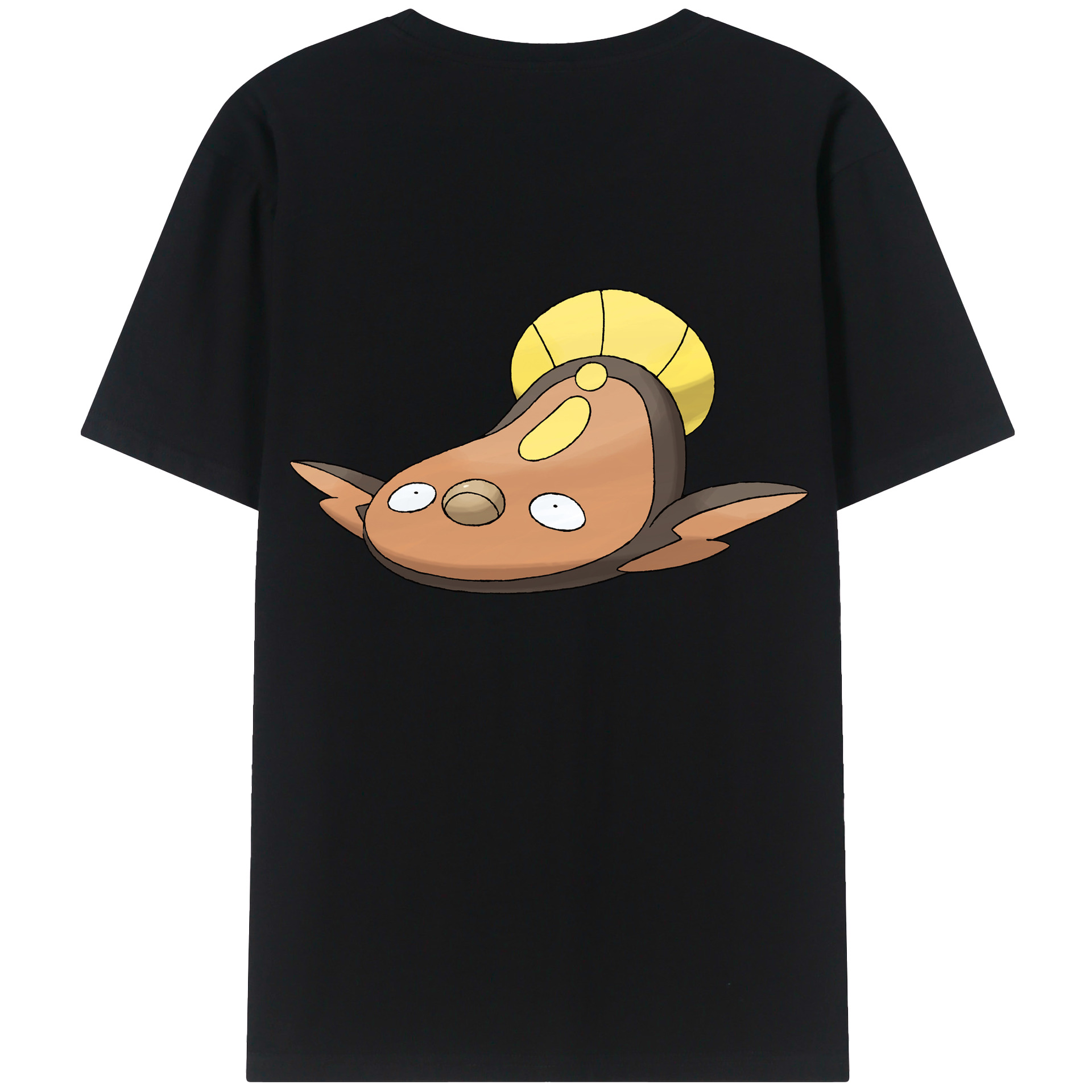 （画像用） ポケットモンスター Pokémon 綿100％ メンズ半袖Tシャツ（バックプリント） 通気性